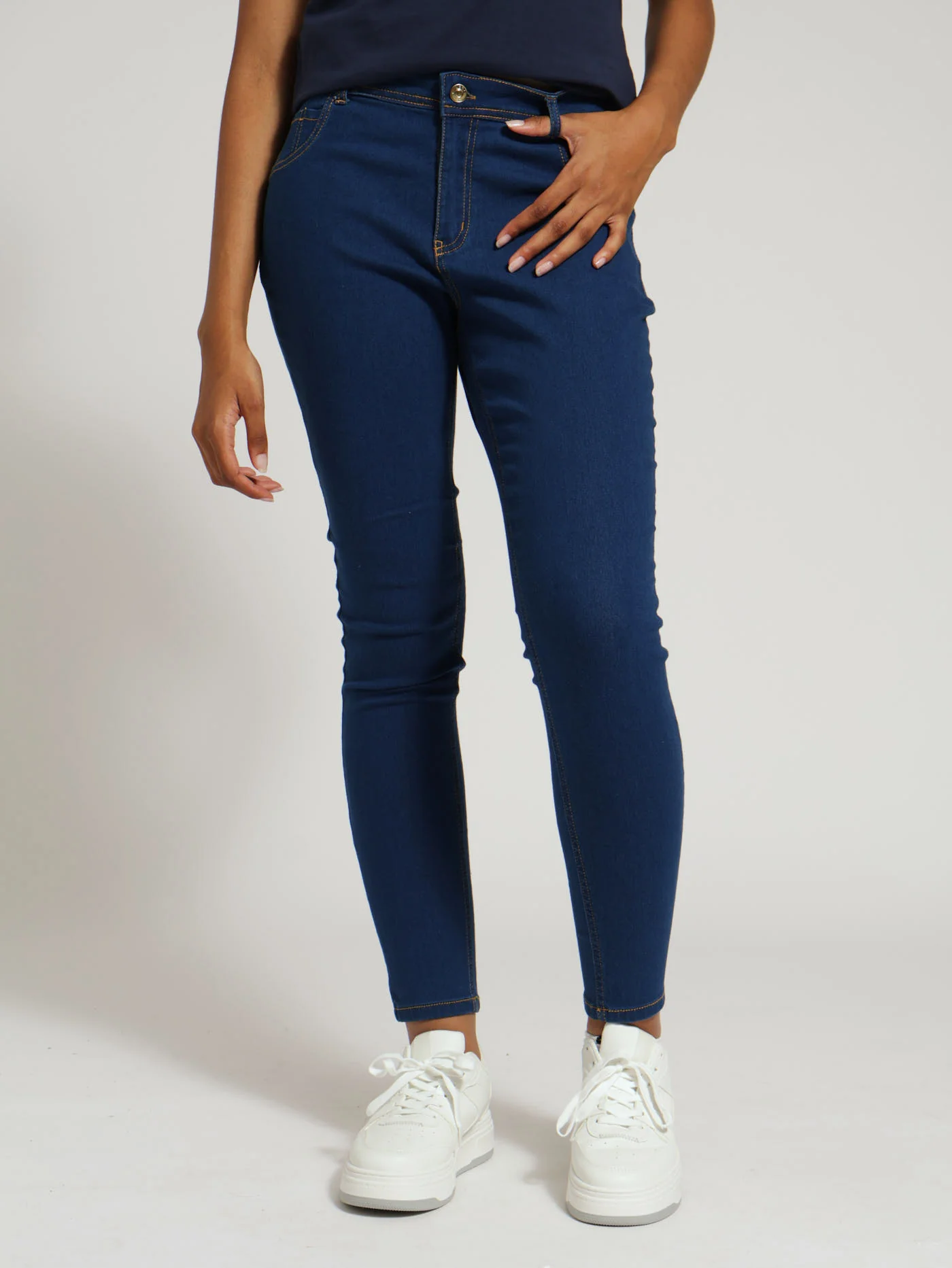 Portia Push Up Denim Jeans - Stonewash - Image 2
