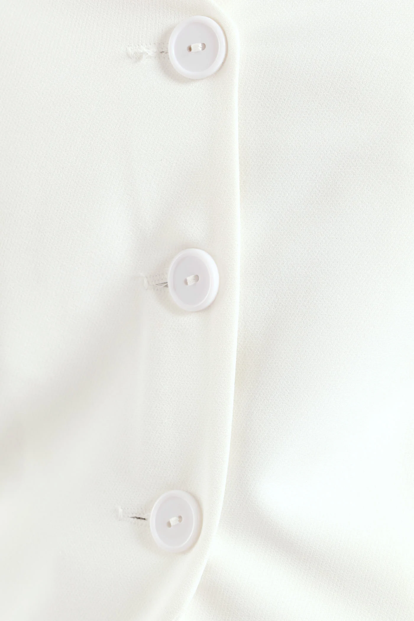 Princess Panel Waistcoat - White - Image 5
