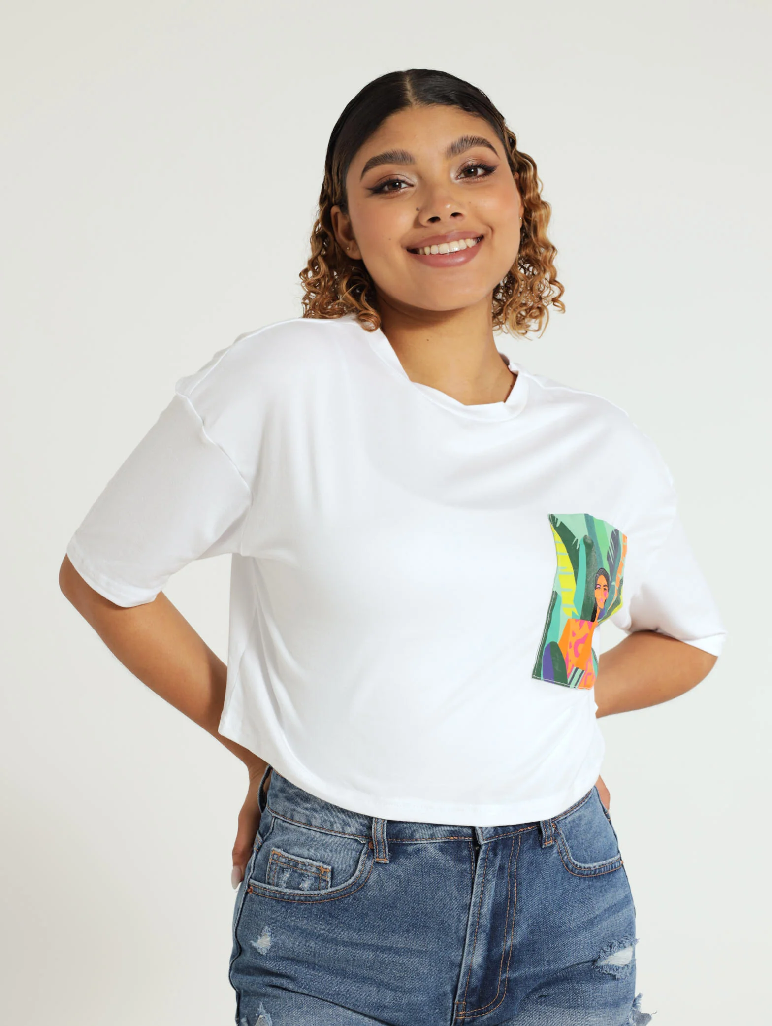 Print Pocket Tee