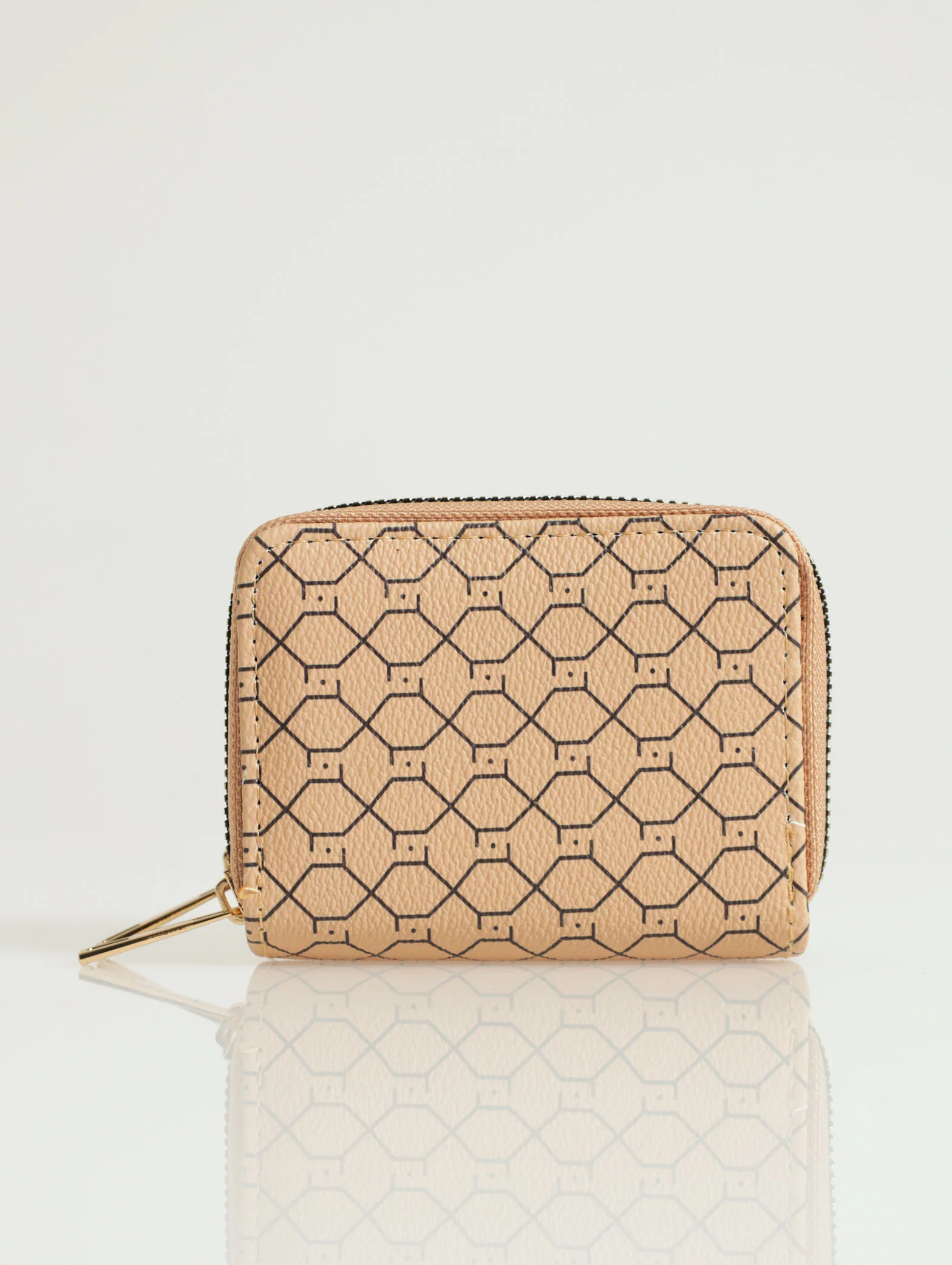 Printed Double Zip Wallet
