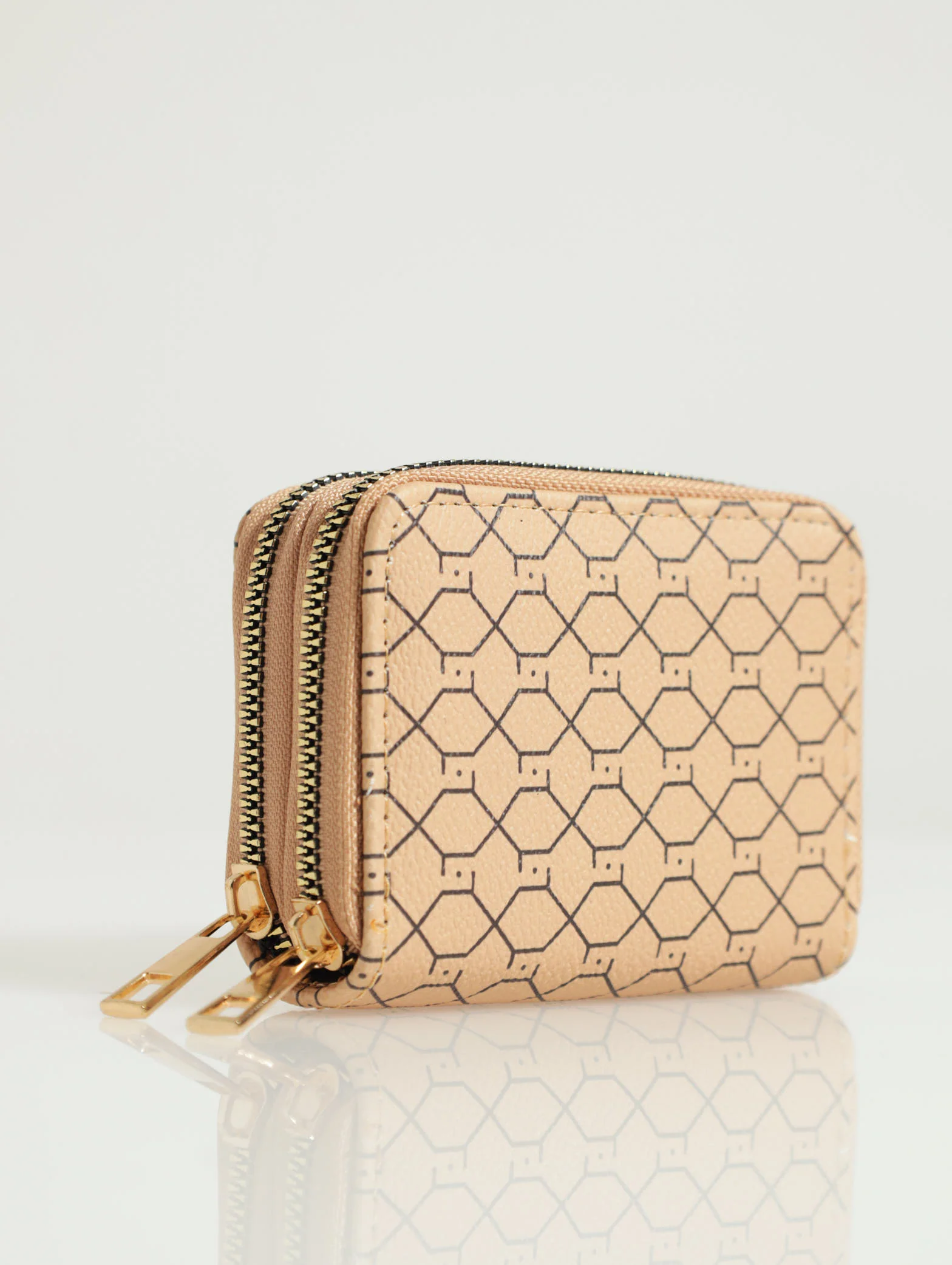 Printed Double Zip Wallet - Image 3