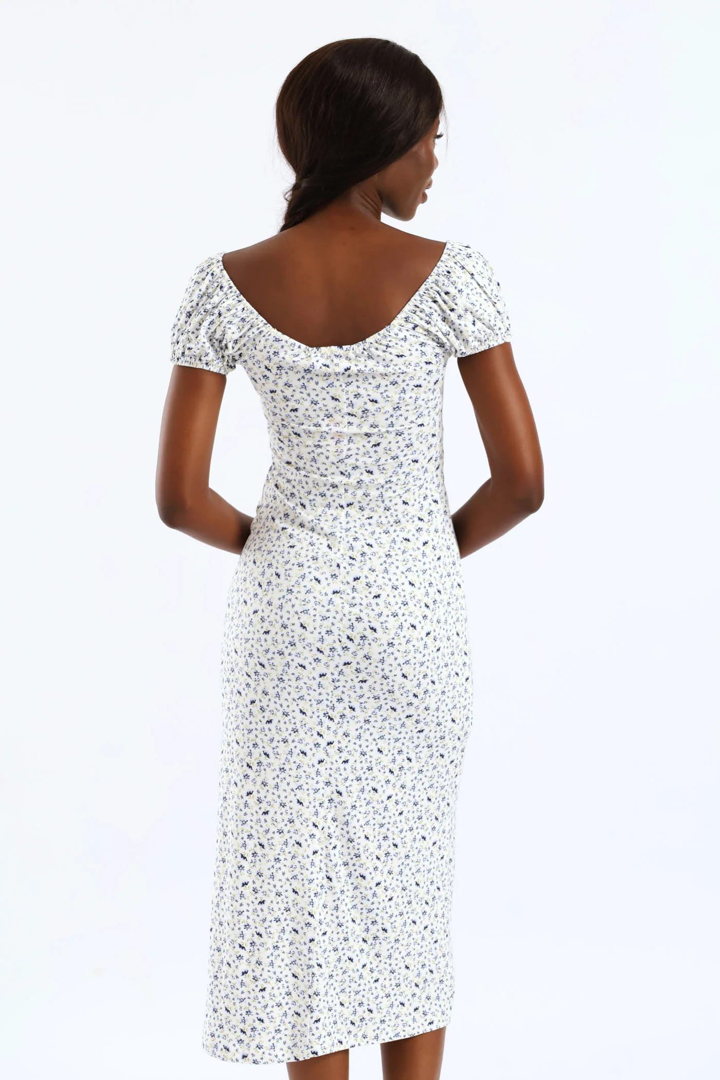 Printed Midi Dress - Multi - Image 6
