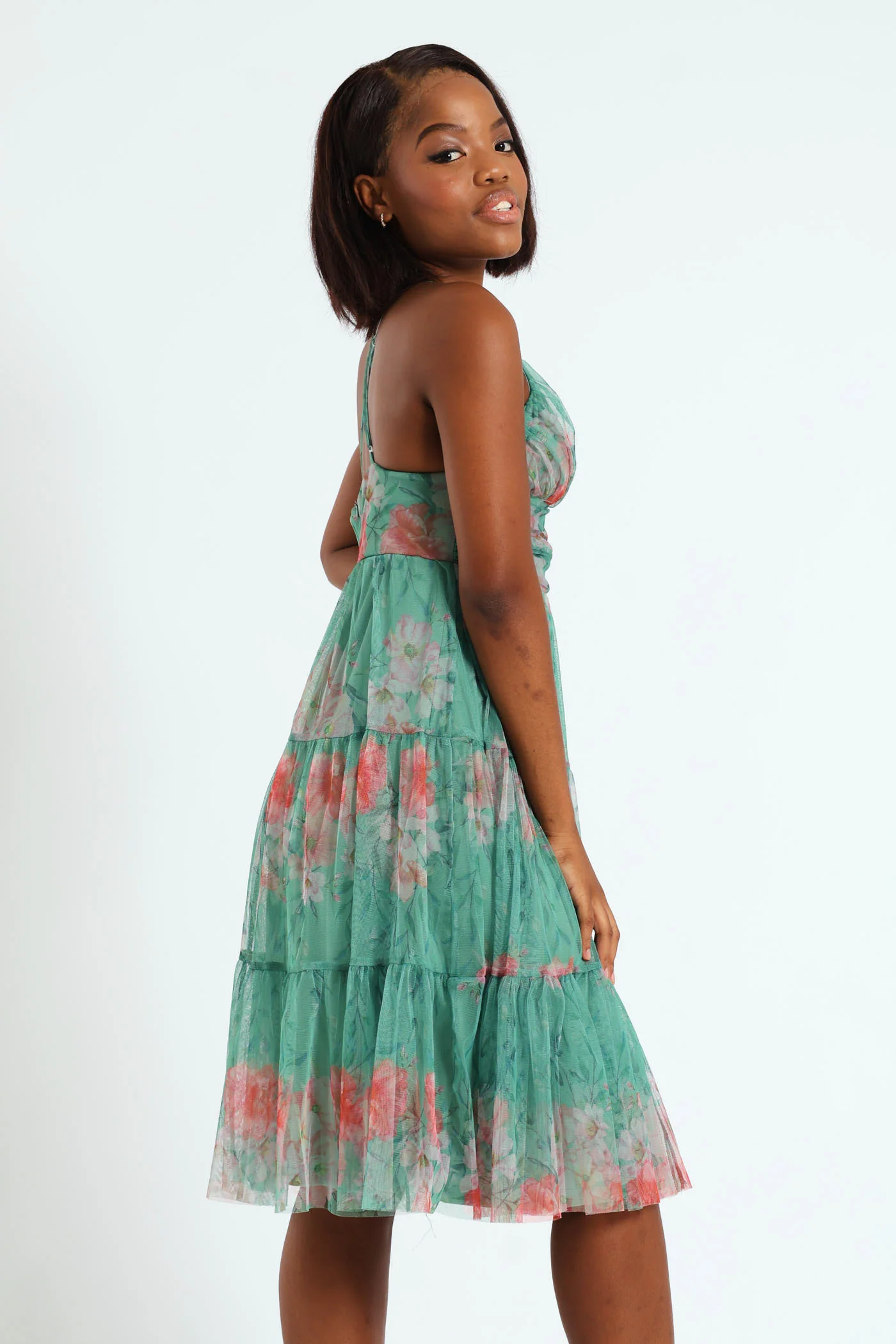 Prom Dress - Floral - Image 3