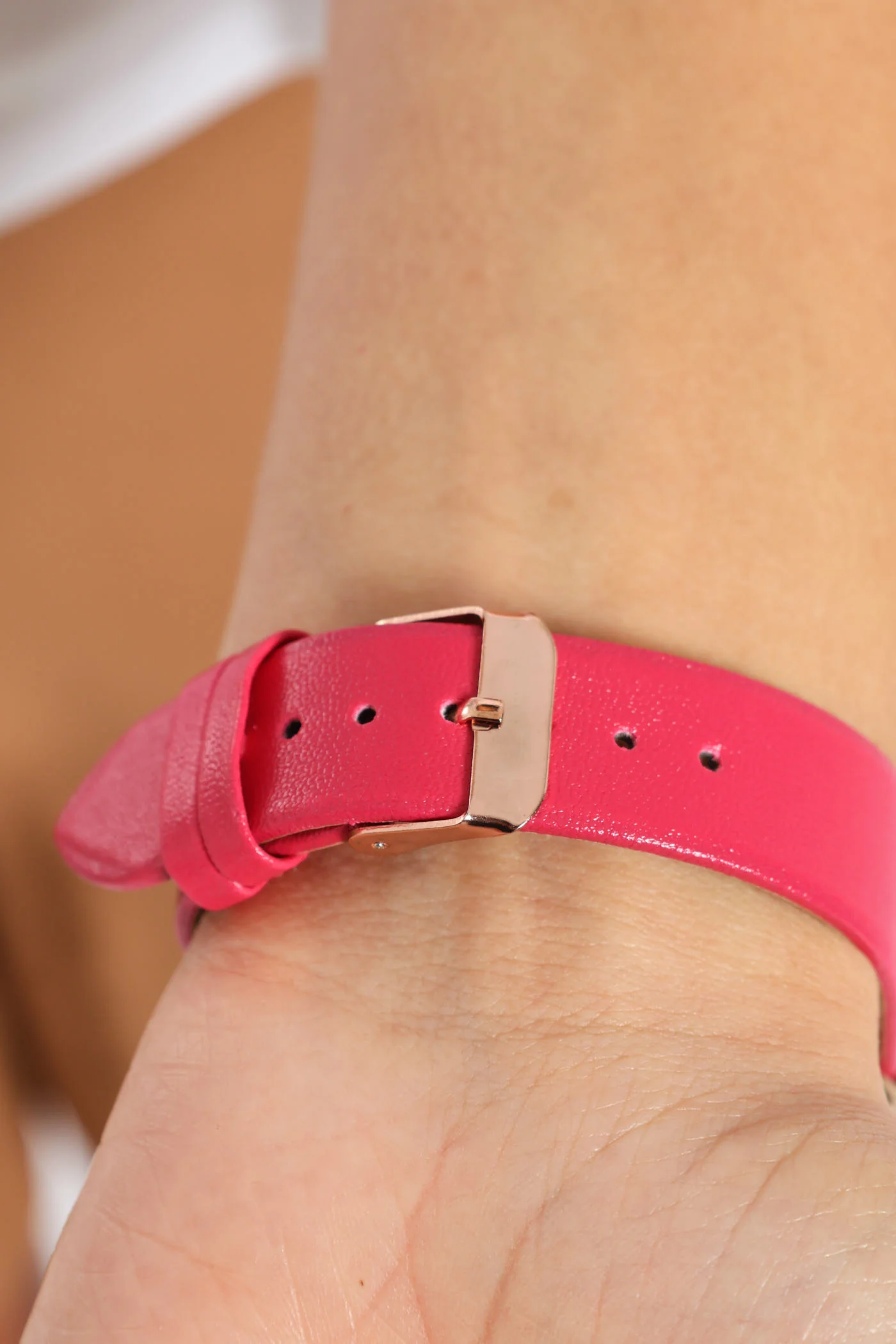 PU Strap Digital Watch - Gold - Image 2