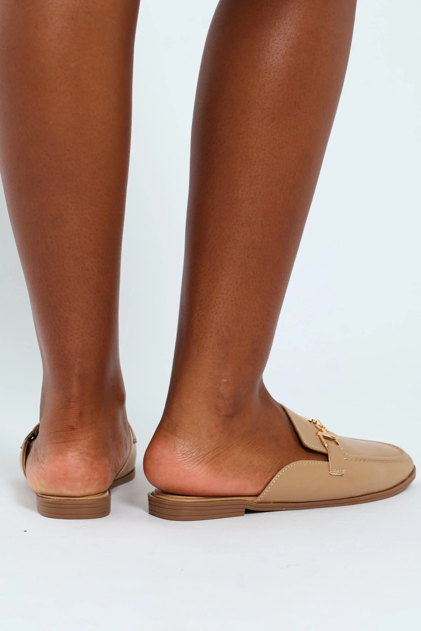 Push In Loafer With Link Trim - Caramel - Image 3