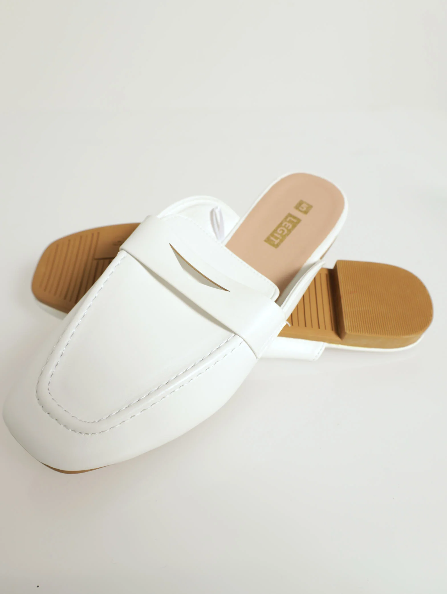 Push In Loafer With Penny Mock Strap