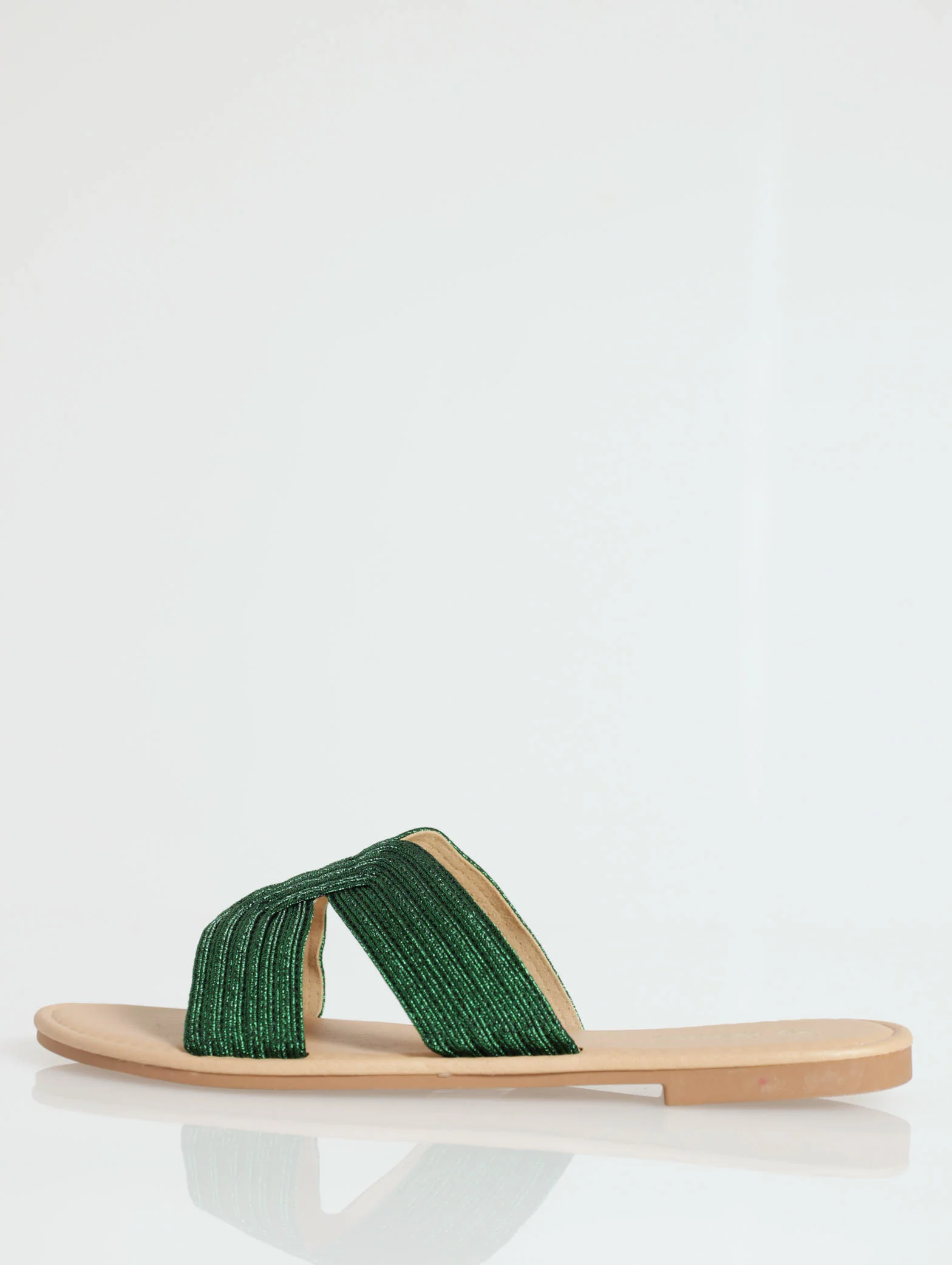 Pushin Sandal With Weave Upper - Bottle - Image 2