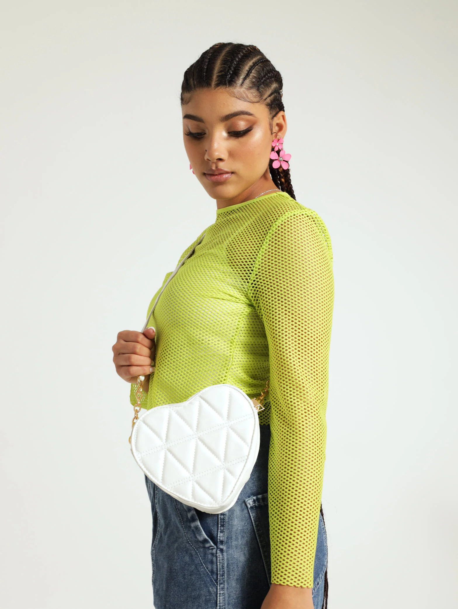 Quilted Heart Satchel - Image 3