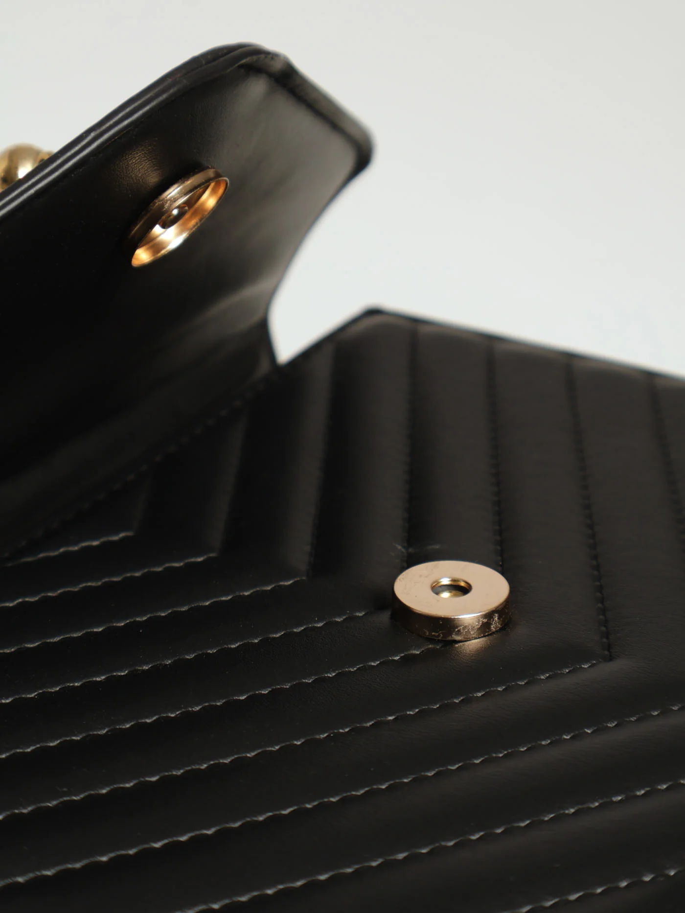 Quilted Tassle Satchel - Black - Image 4