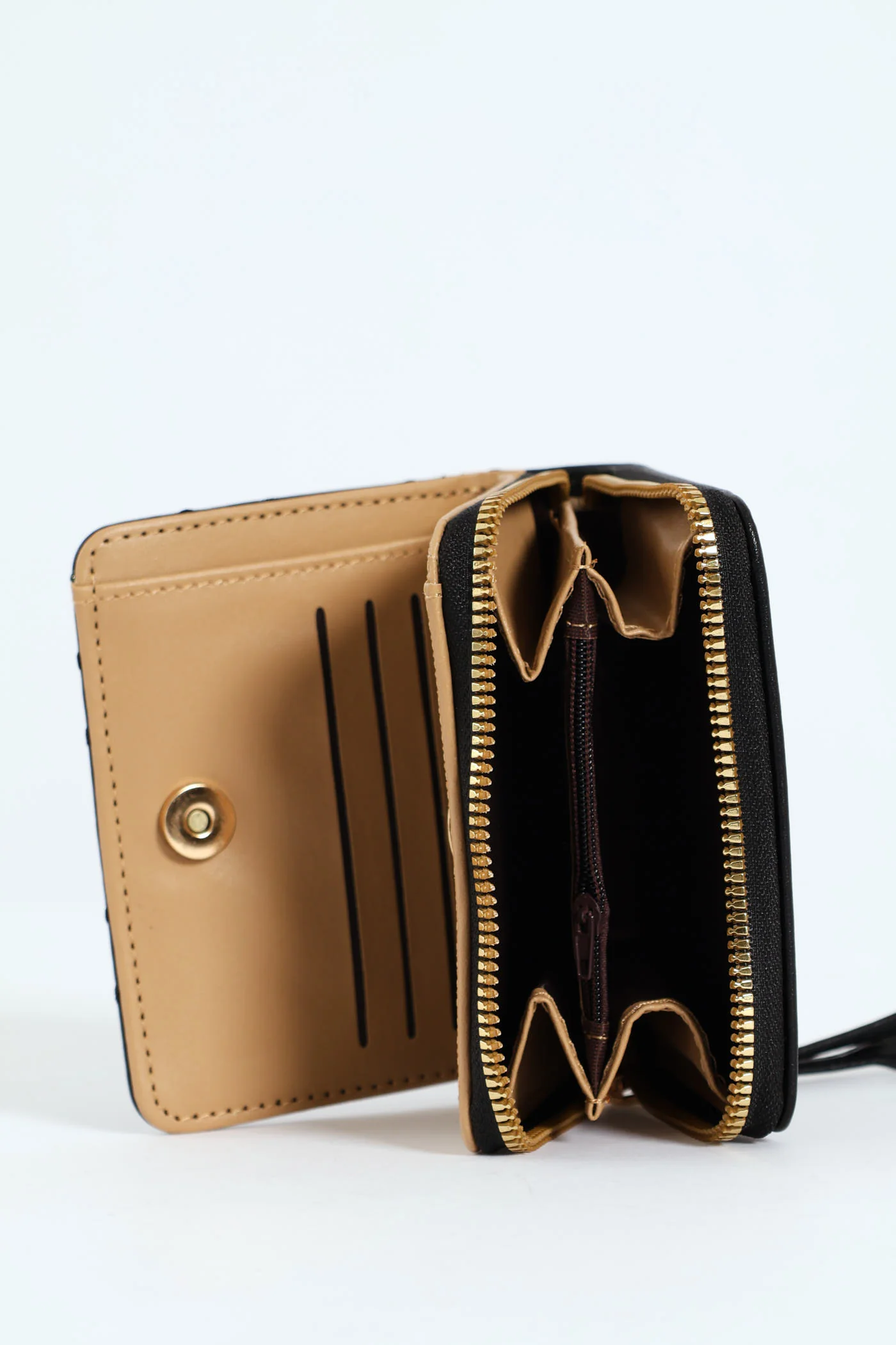 Quilted Wallet - Black - Image 3