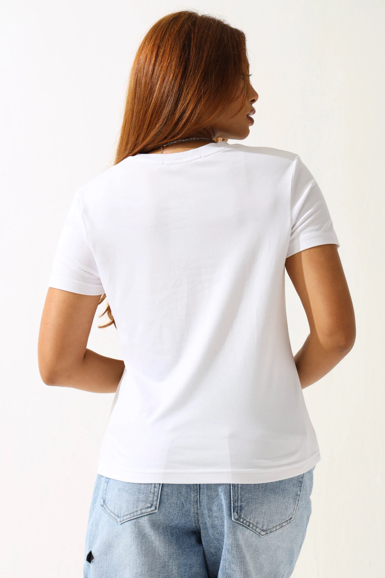 Radiate Desire Screen Tee - White - Image 4
