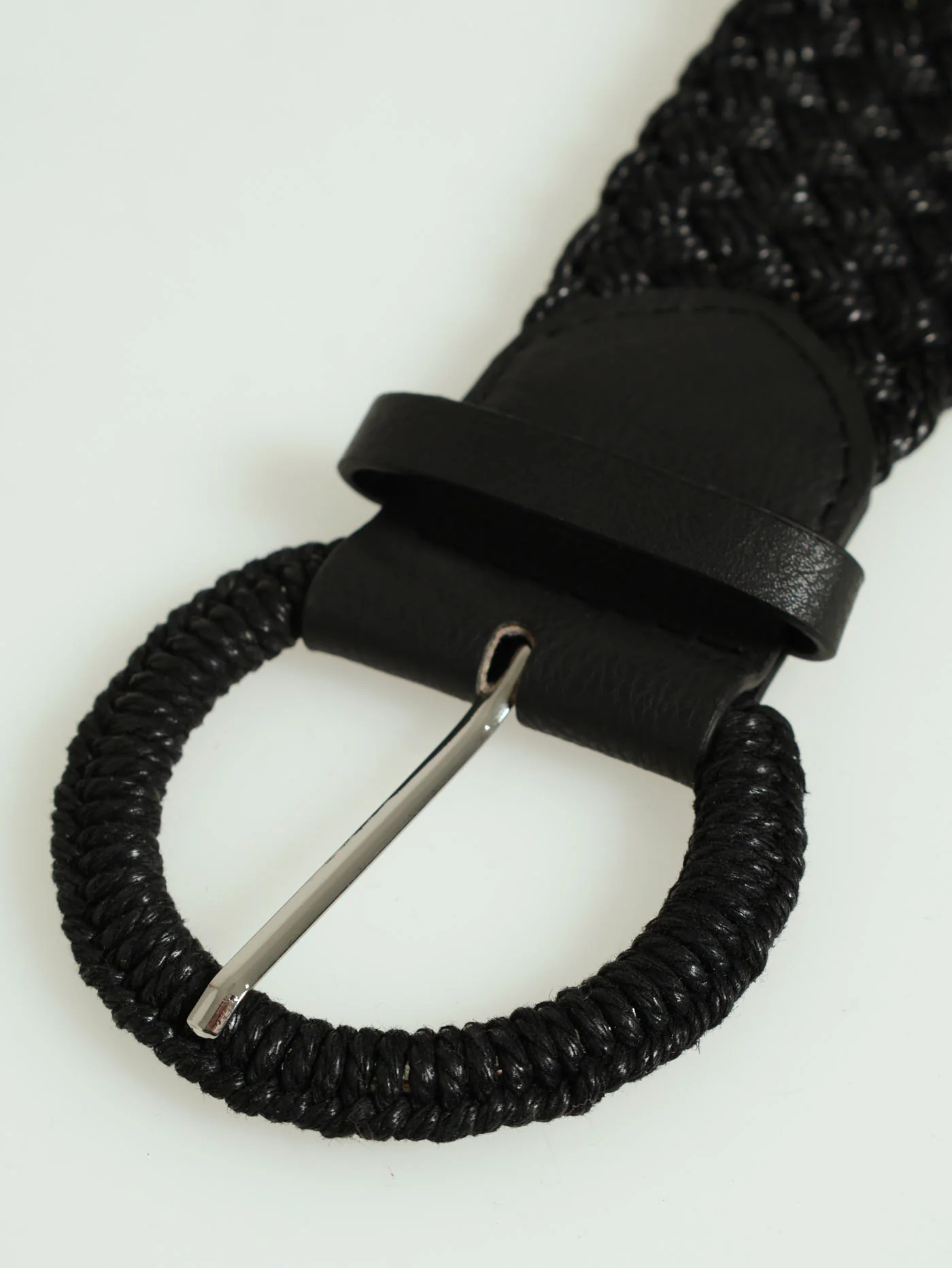Raffia Belt - Black - Image 2