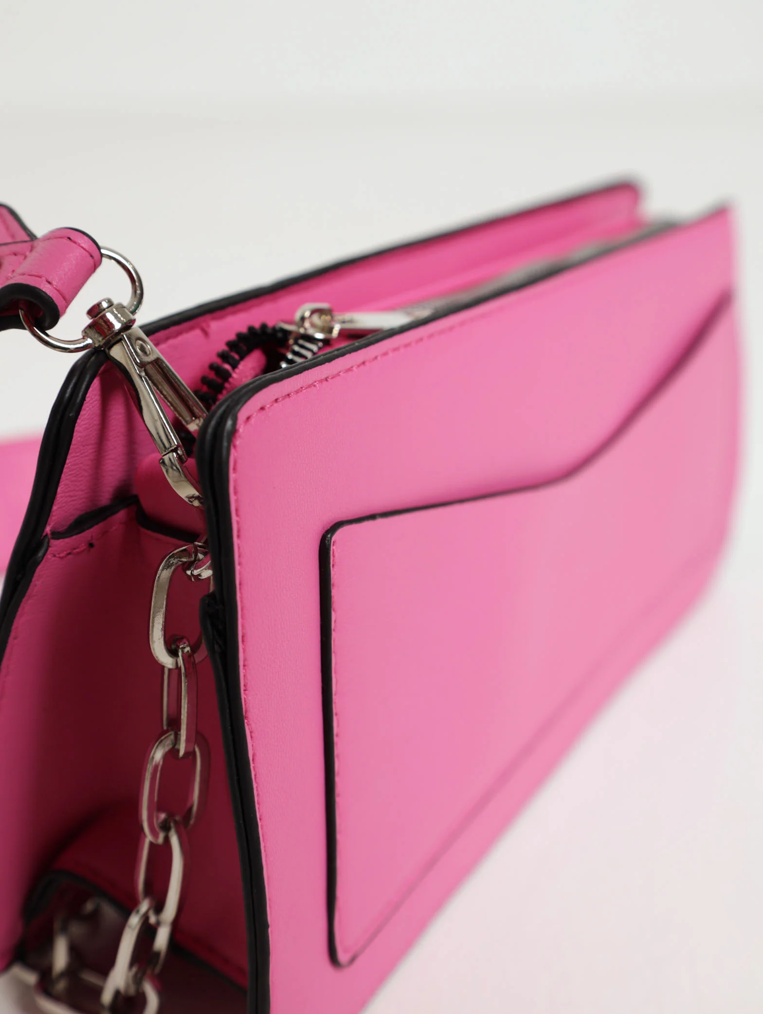 Rectangular Metal Chain Shoulder Bag - Image 4