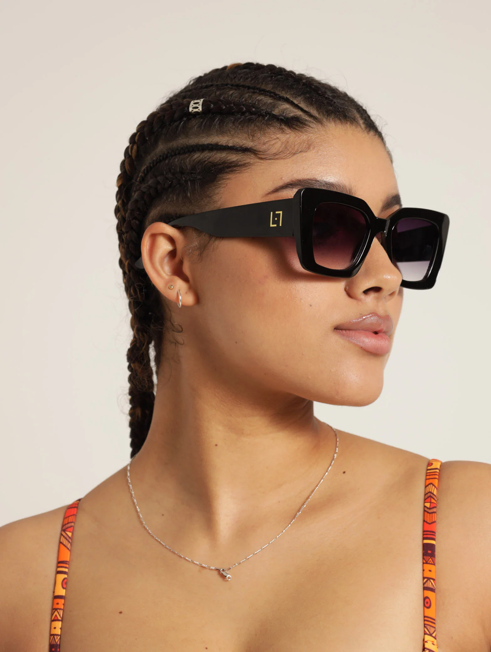 Rectangular Statement Sunglasses