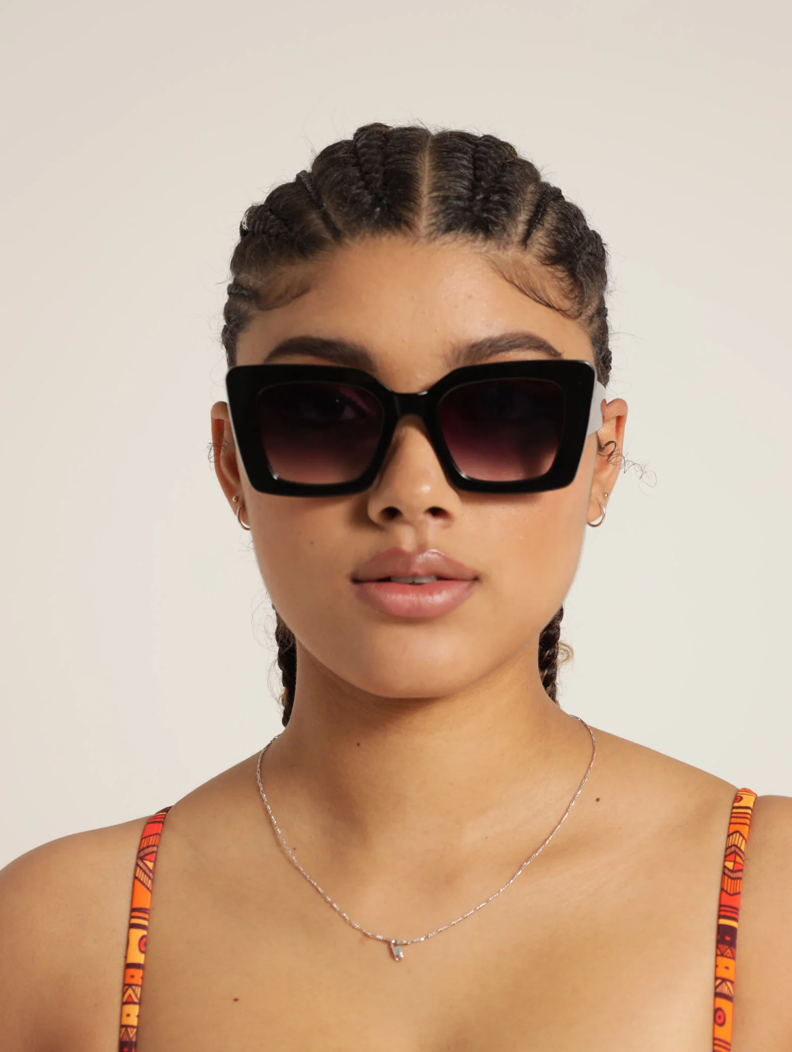 Rectangular Statement Sunglasses - Image 2