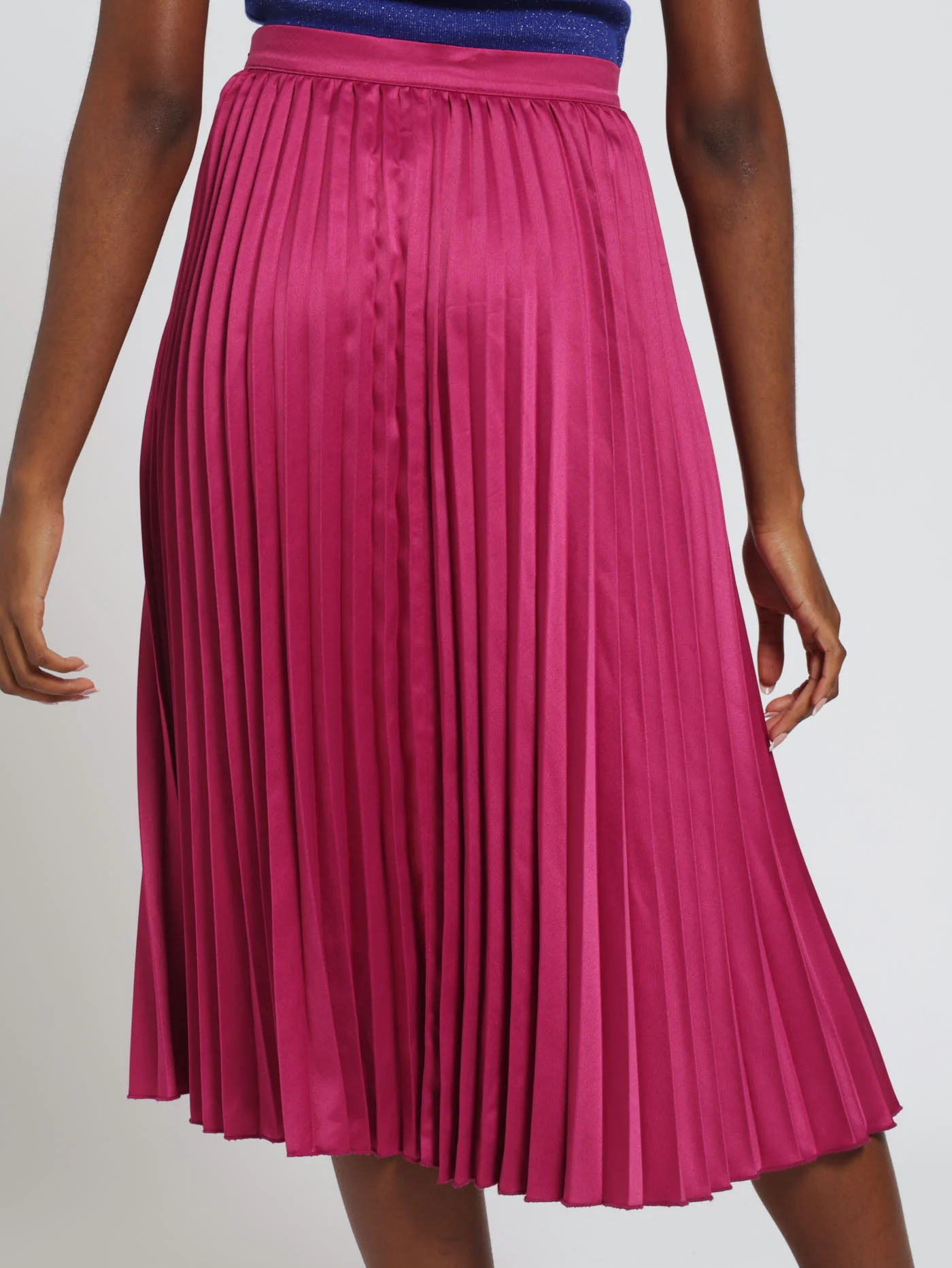 Regular Pleated Skirt - Pink - Image 3