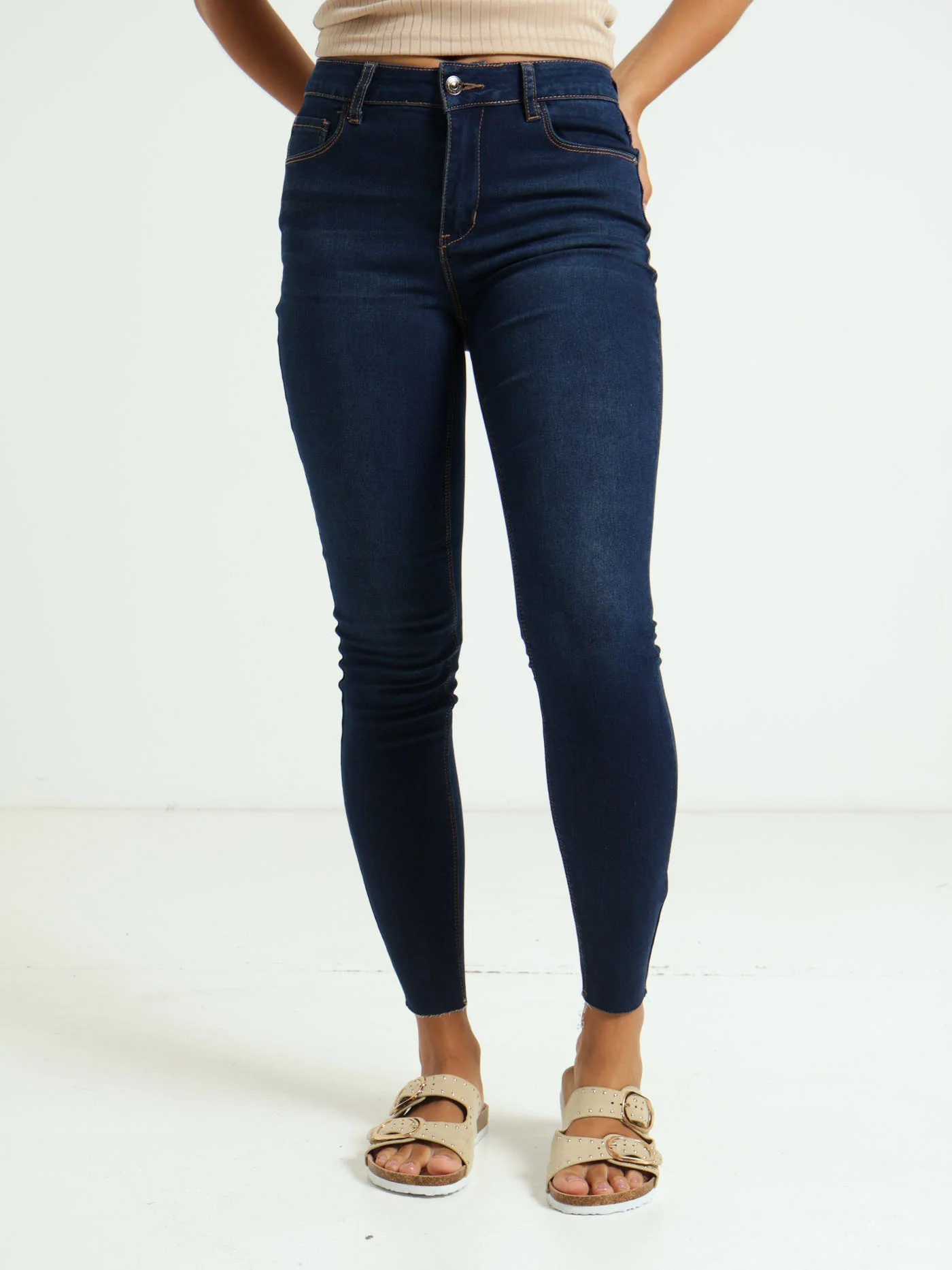 Regular Rise Skinny Jean - Dark Wash Ink