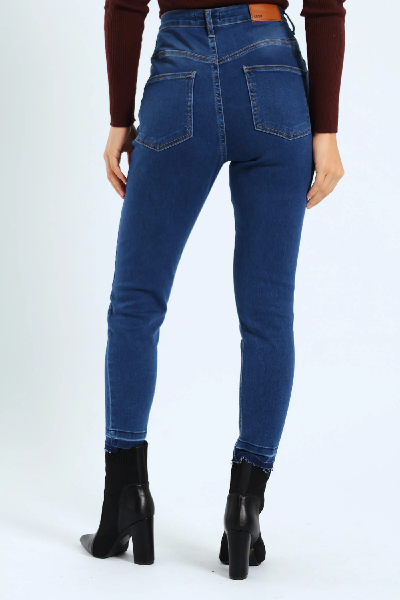 Release Hem Ankle Grazer Jean - Medium Wash - Image 3