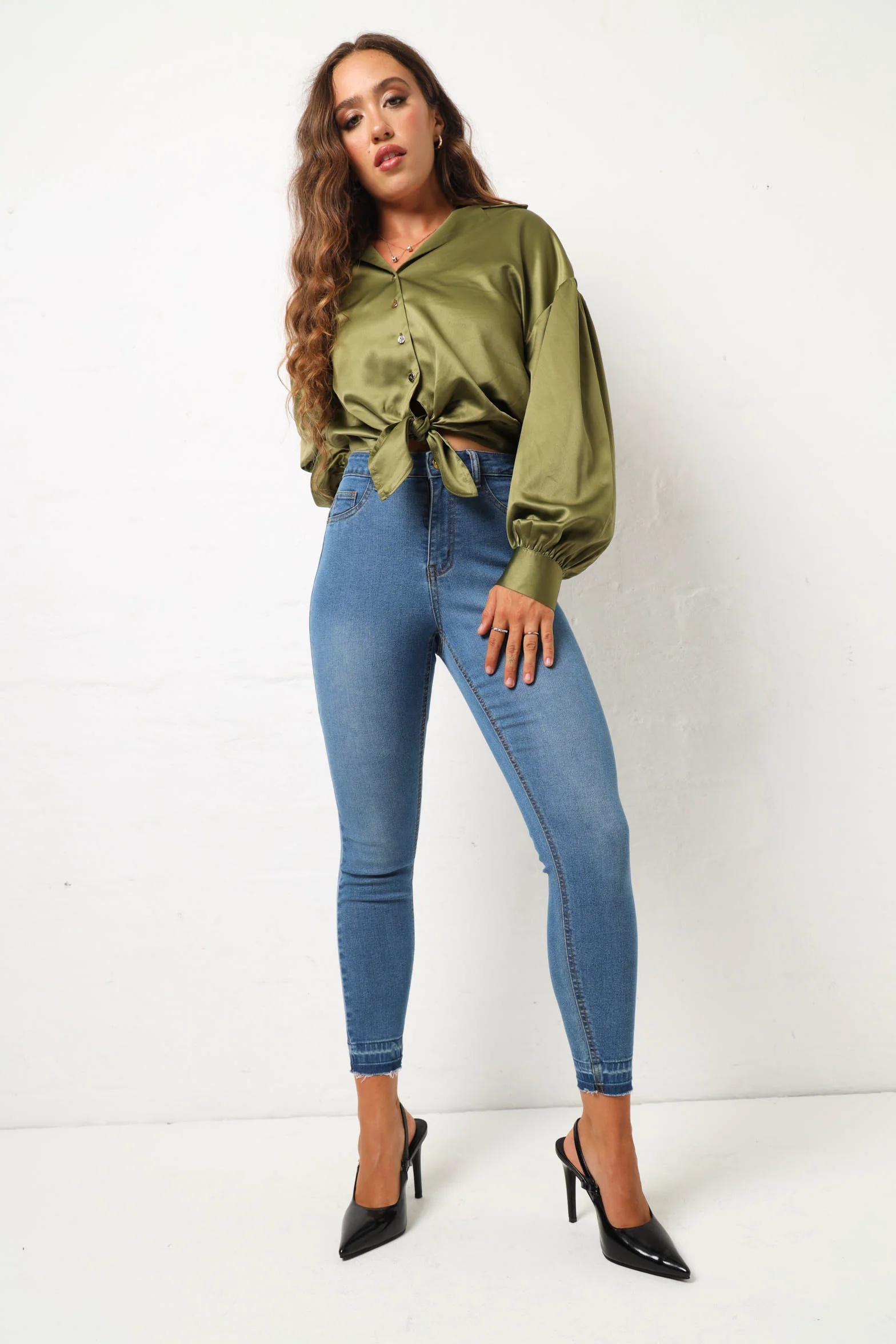 Release Hem Ankle Grazer Jean - Stonewash - Image 2