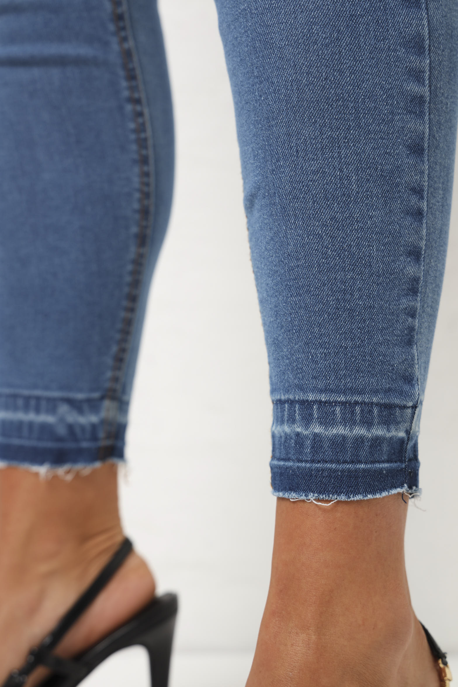 Release Hem Ankle Grazer Jean - Stonewash - Image 5