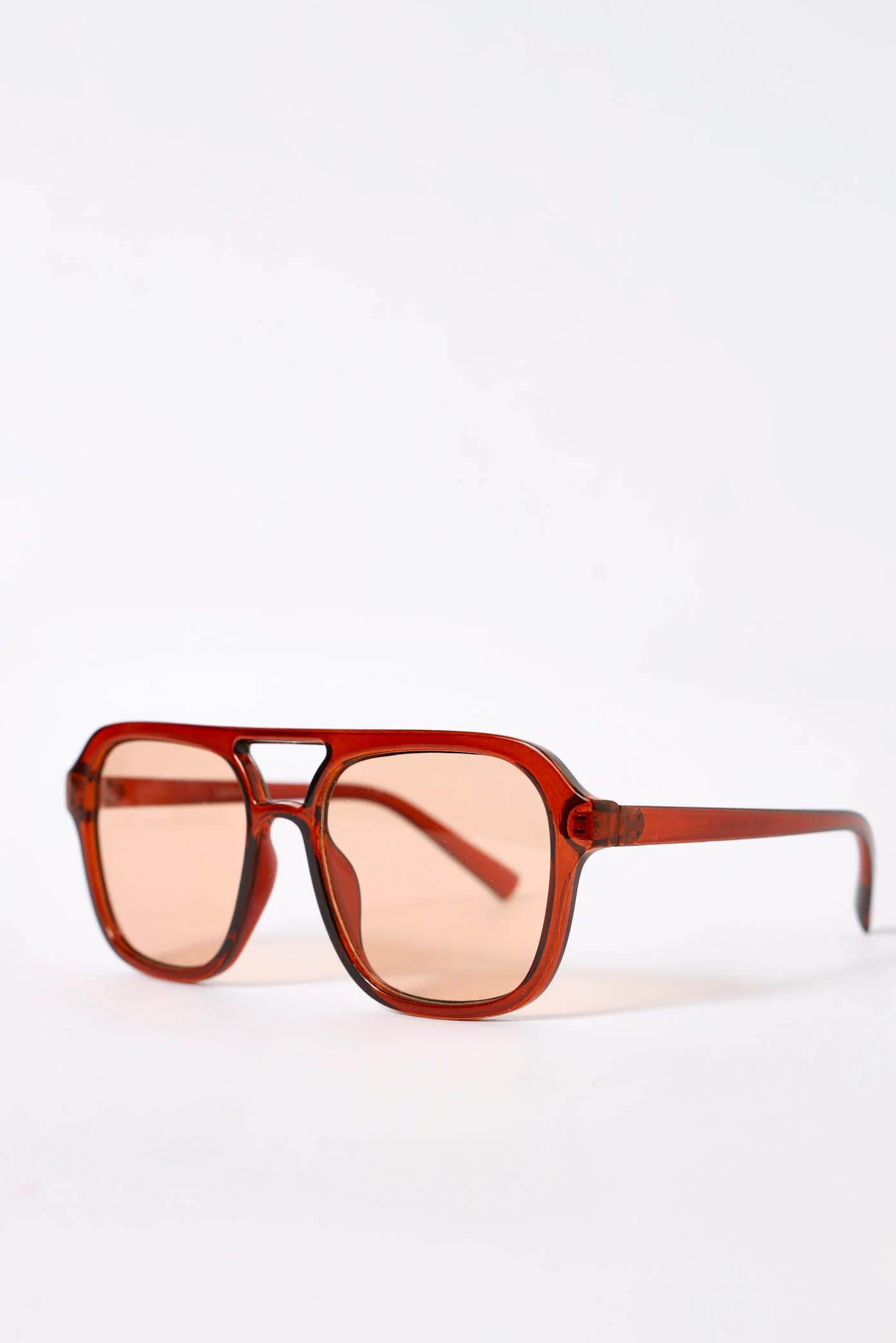 Retro Beam Sunglasses - Light Brown - Image 3