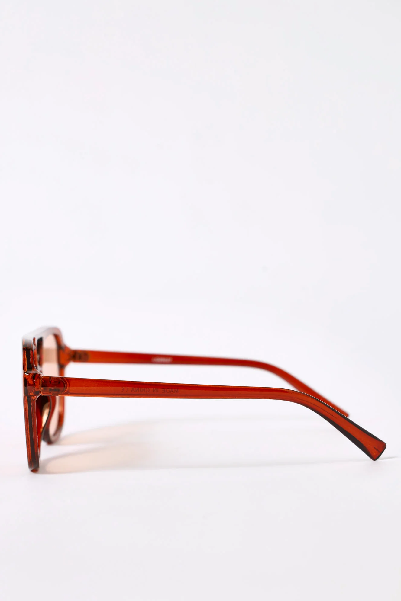 Retro Beam Sunglasses - Light Brown - Image 4