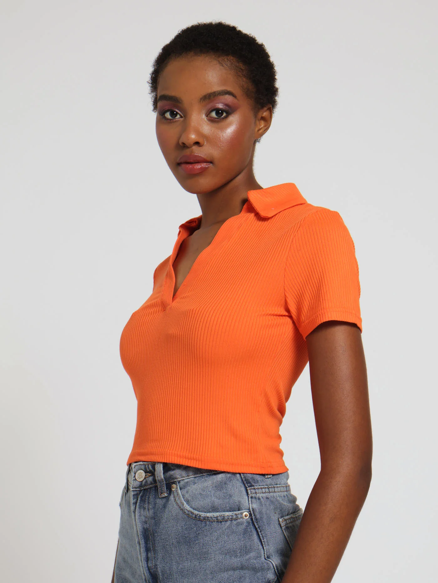 Rib Golfer - Orange - Image 2