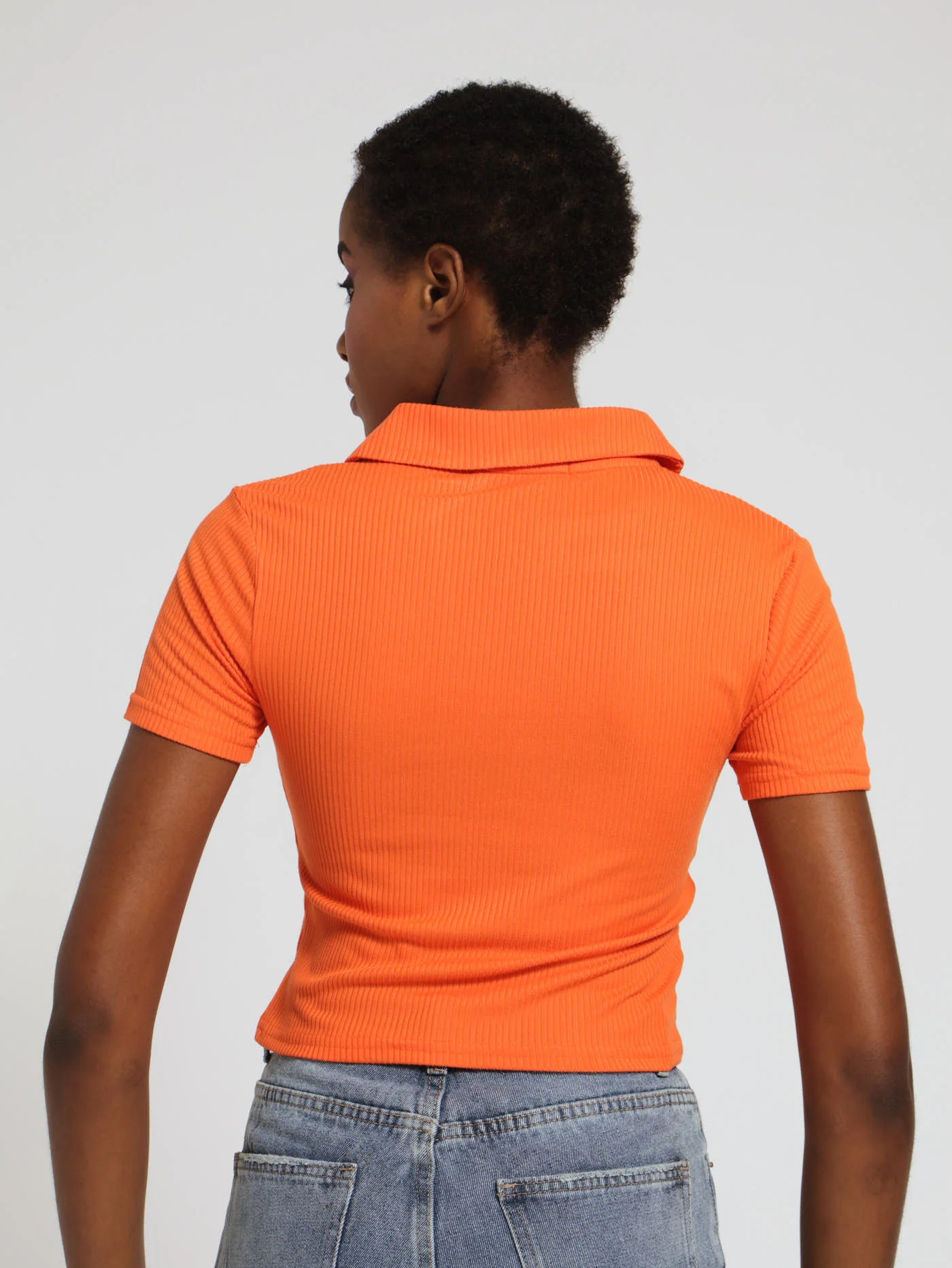 Rib Golfer - Orange - Image 3