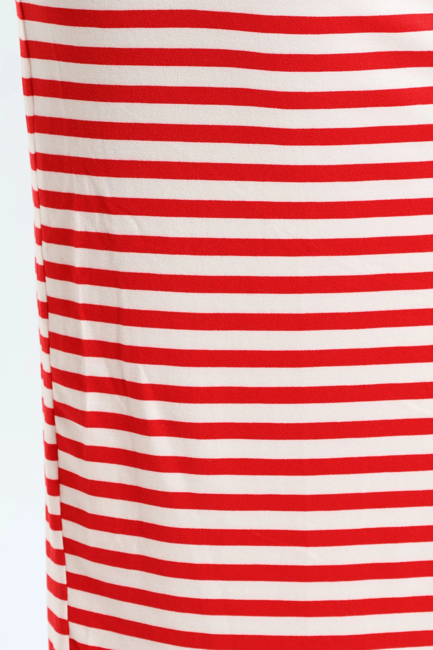 Rib Stripe Skirt - White/Red - Image 4