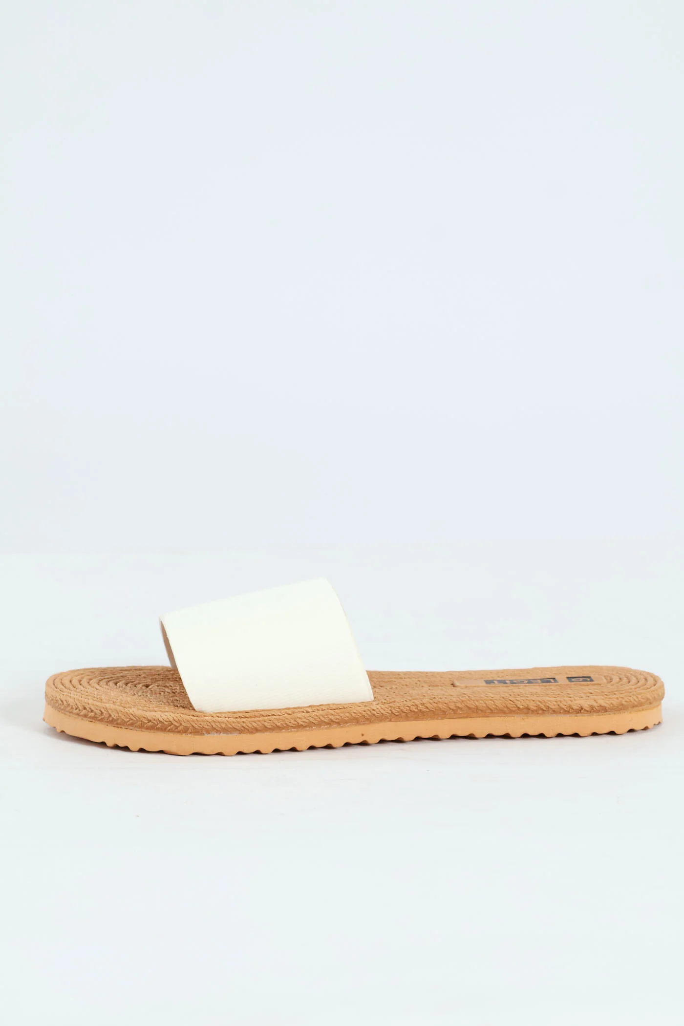 Rope Eva Knitted One Strap Sandal - Off White