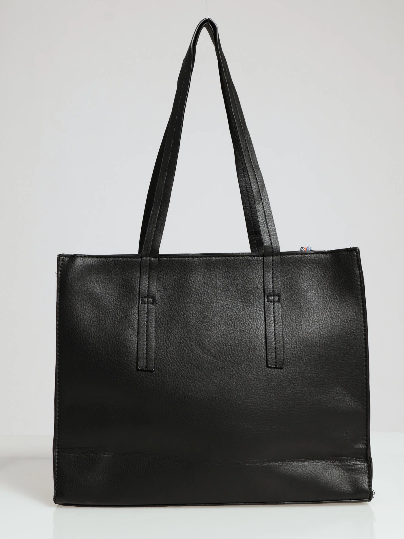 Rope Keychain Tote Bag - Black - Image 3