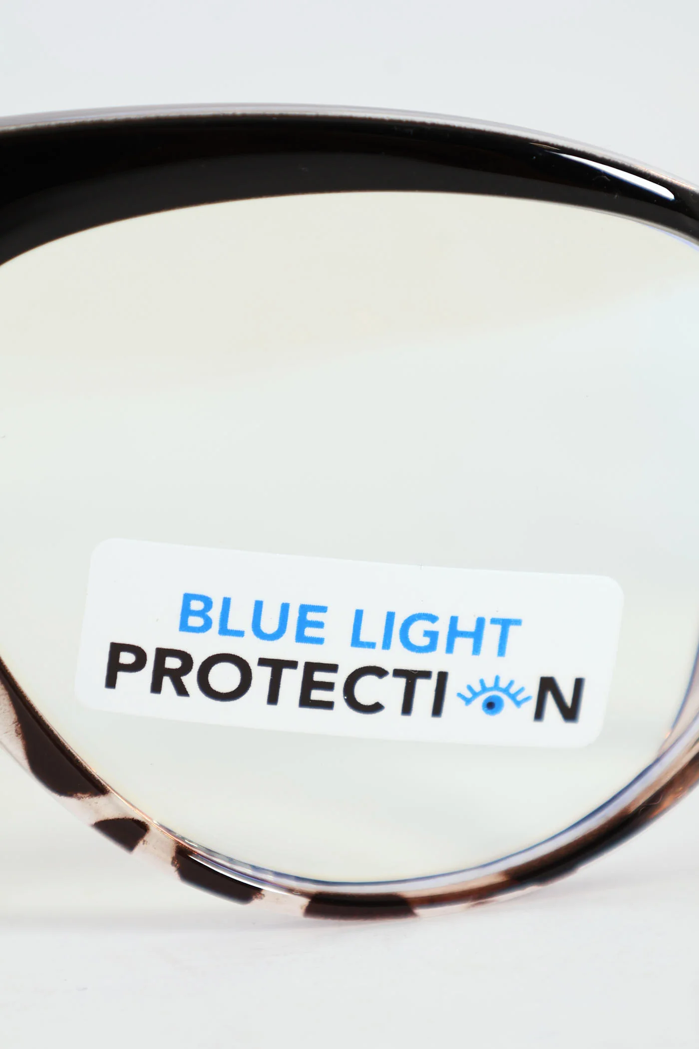 Rubber Arm Two Tone Cat Eye Blue Block Lense Sunglasses - Black/Pink - Image 3