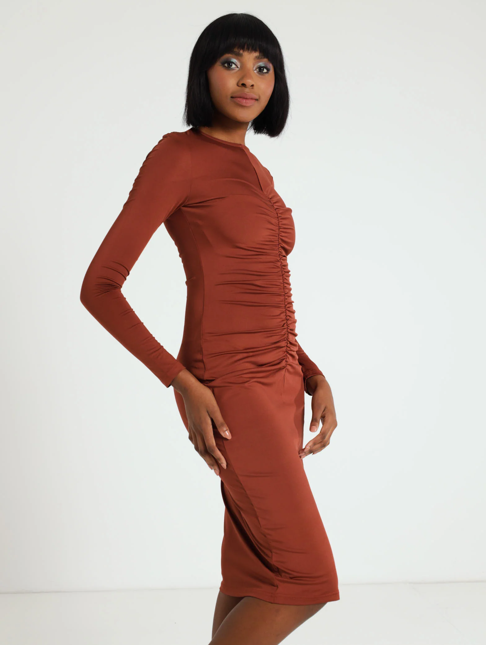 Ruched Dress - Image 3