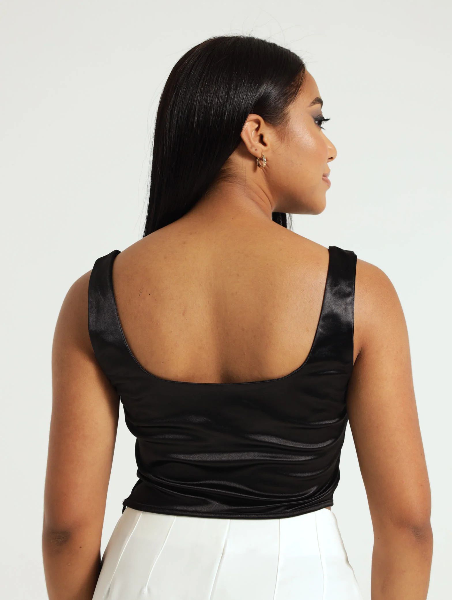 Satin Corset Bustier - Image 3