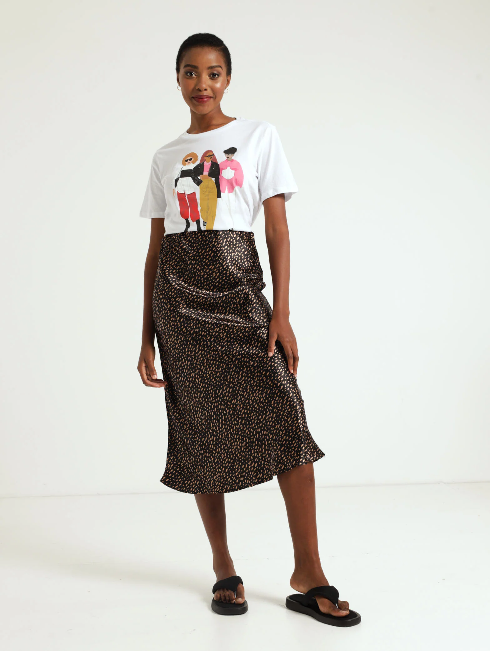 Satin Slip Skirt - Image 2