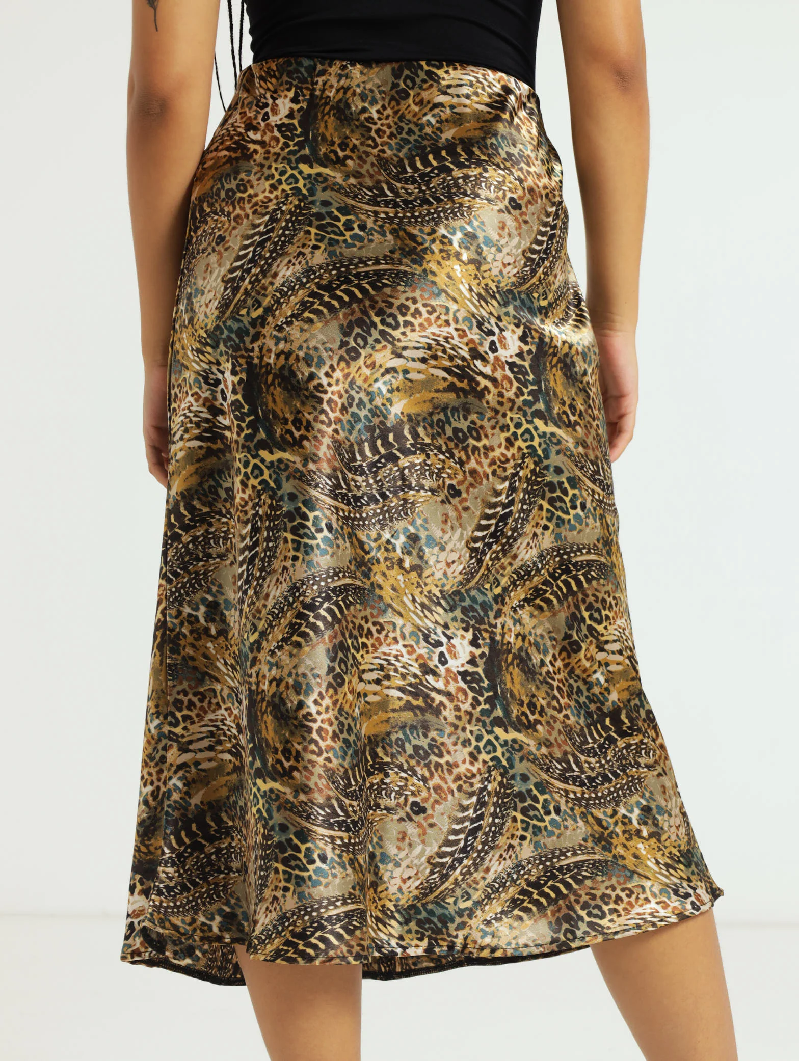 Satin Slip Skirt - Image 3