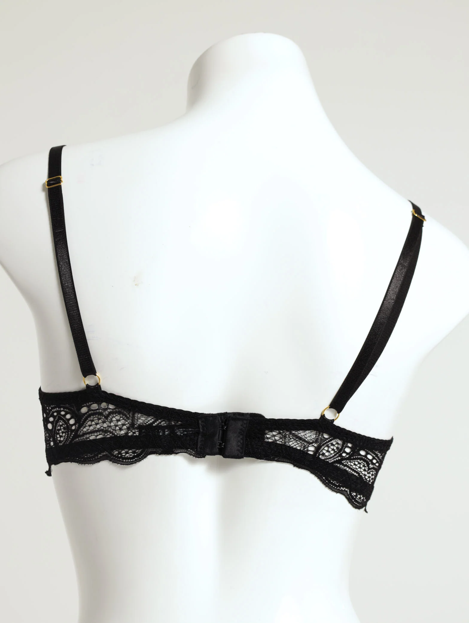 Scalloped Lace Balconette Bra - Image 2