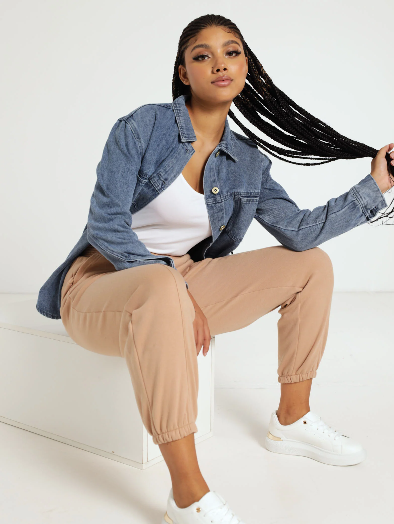 Seam Front Pocket Detail Jogger - Image 2
