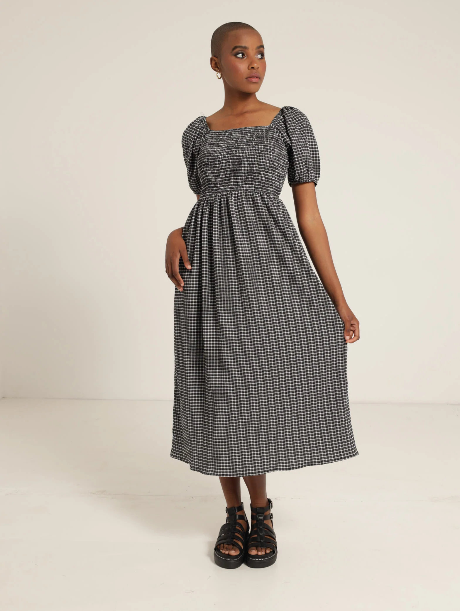 Seersucker Check Dress - Image 2