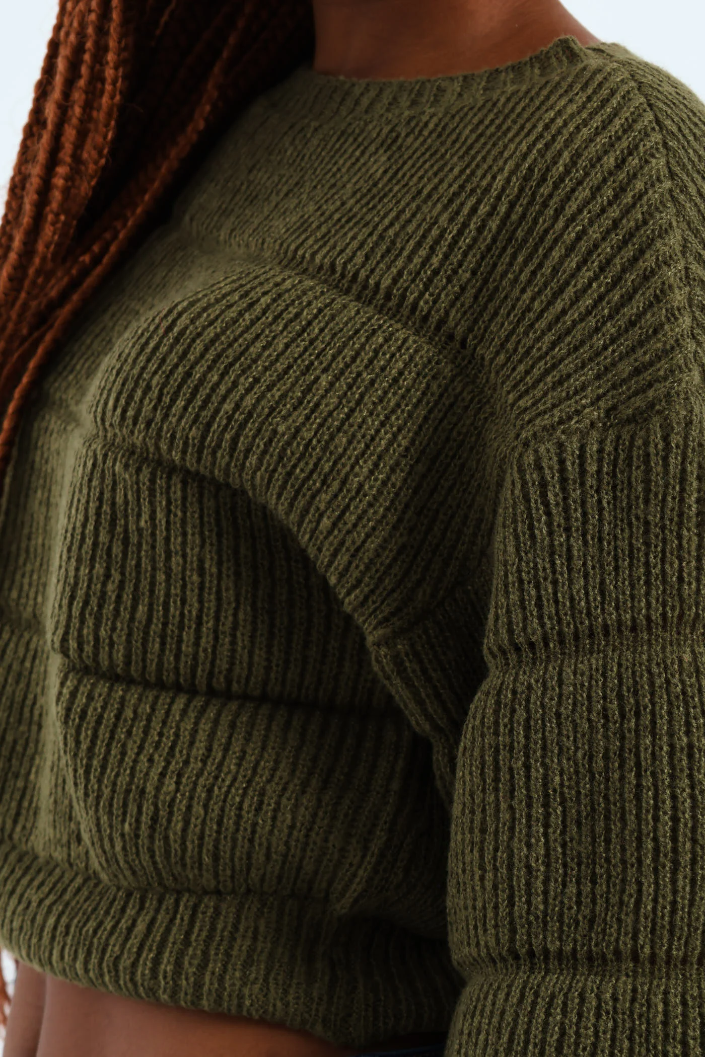 Self Stripe Pullover - Fatigue - Image 2