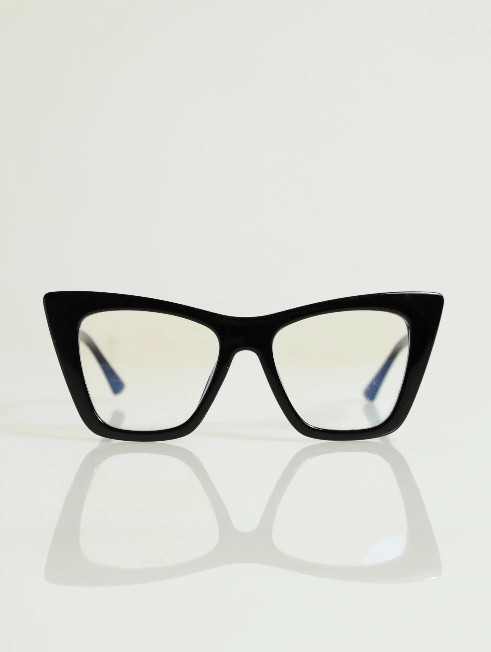 Sharp Cat Eye Blue Block Lense Sunglasses