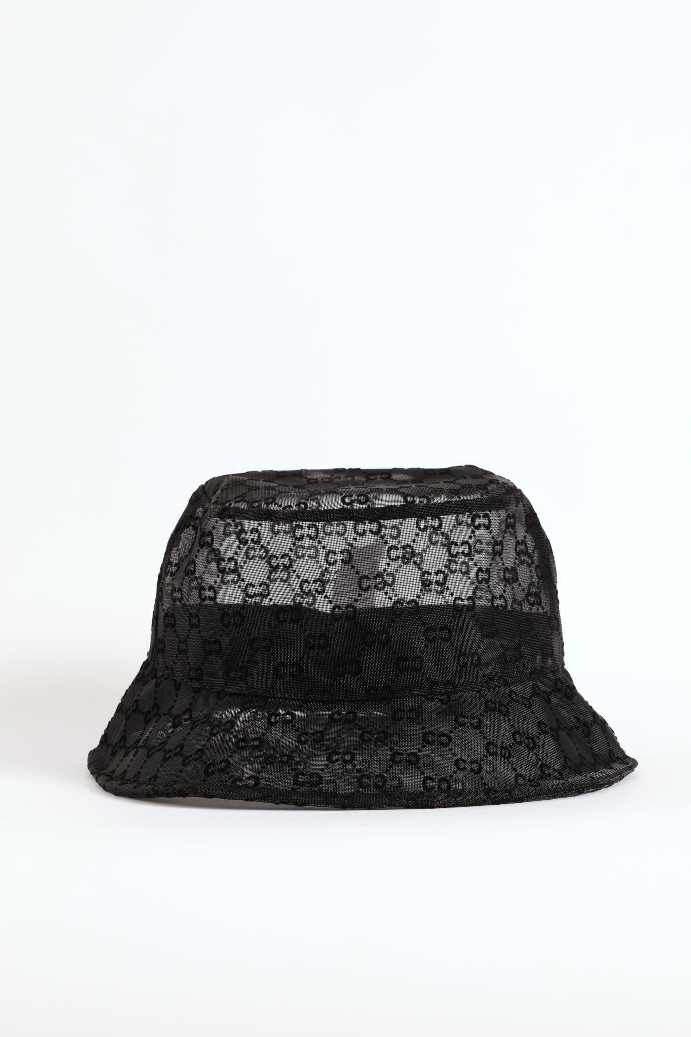 Sheer Updated Monogram Bucket Hat - Black - Image 3