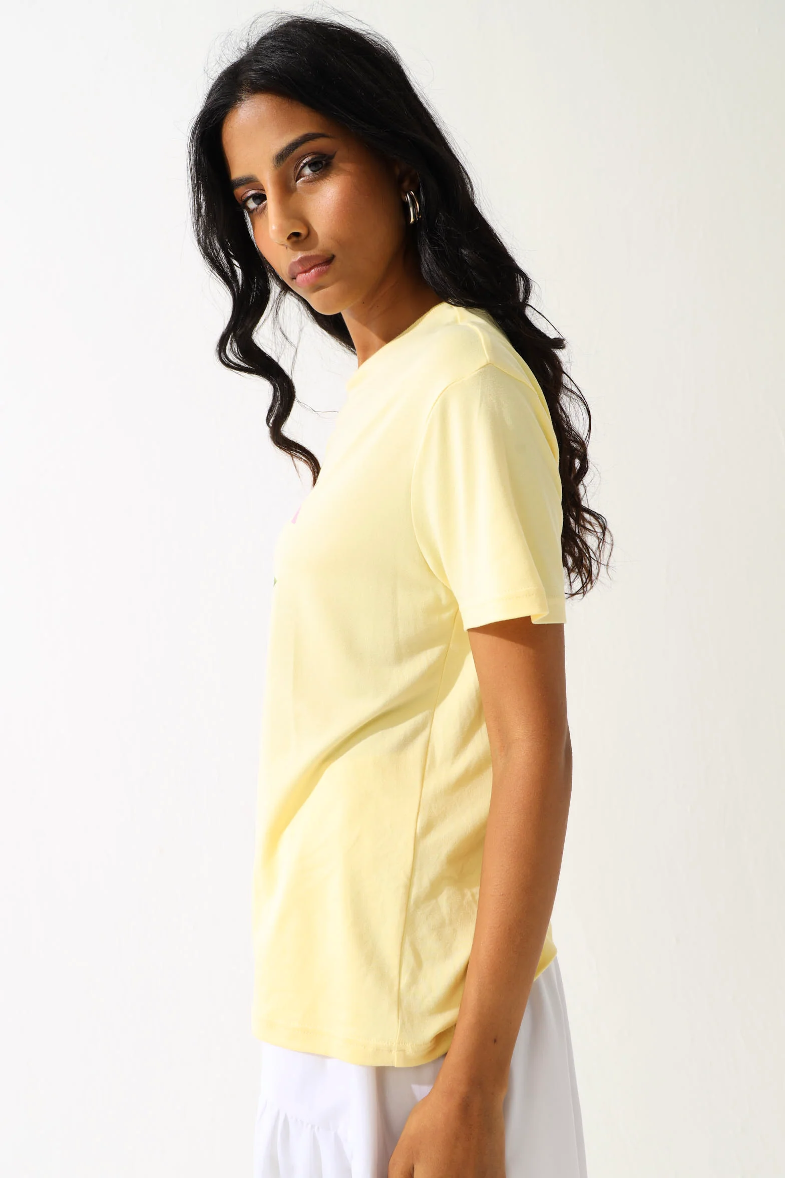 Sicilia Screen Tee - Yellow - Image 3