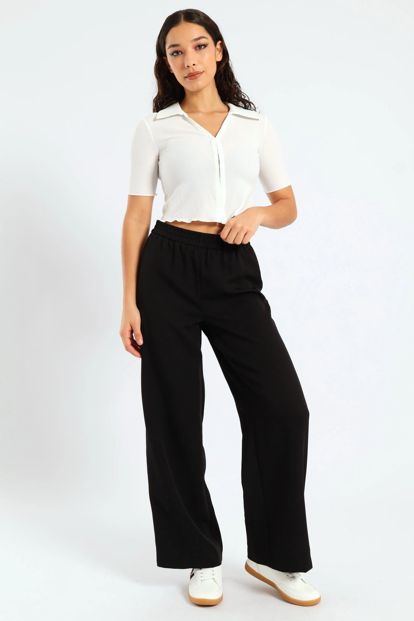 Side Taping Pants - Black - Image 2