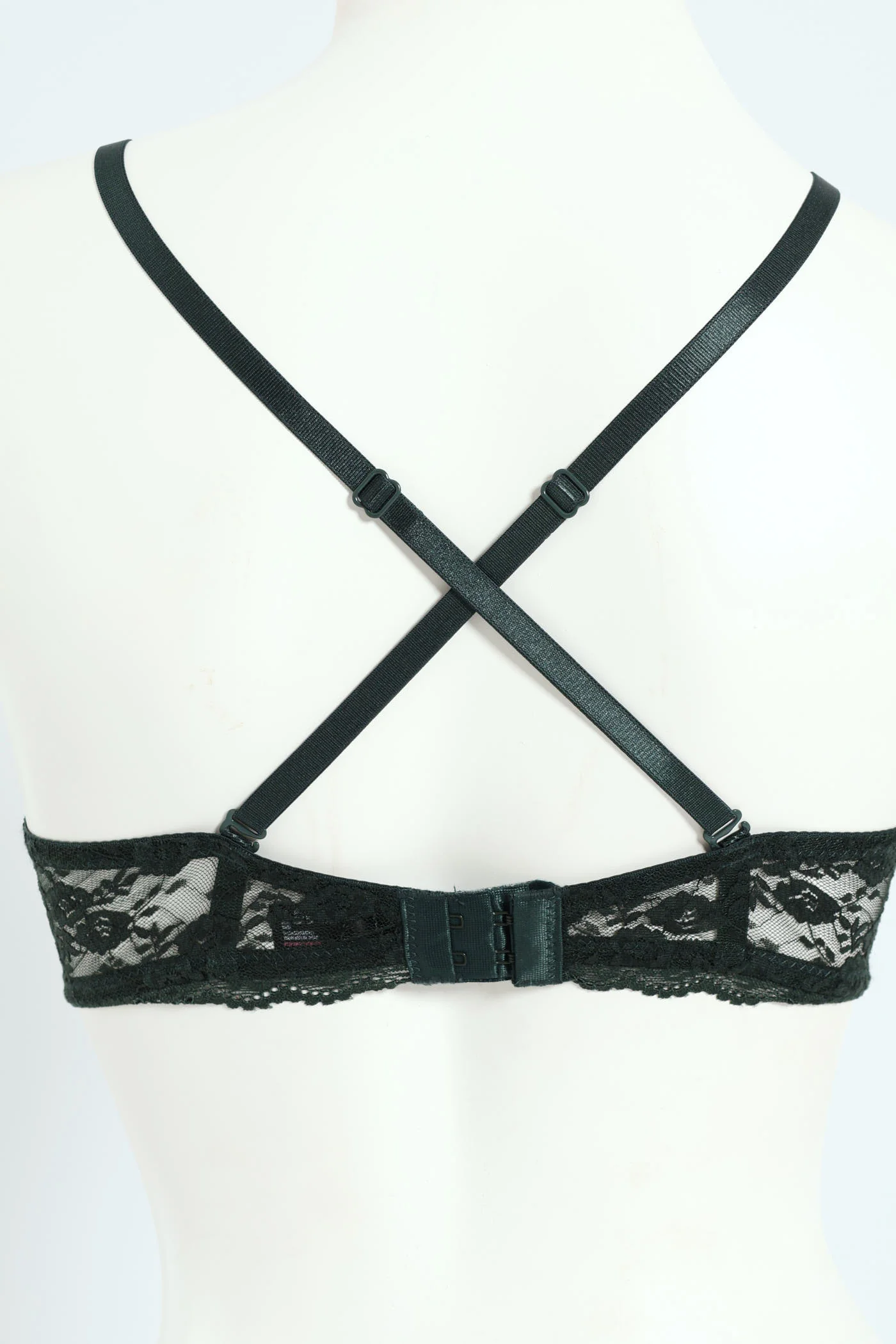 Single Balconette Bra - Dark Green - Image 3