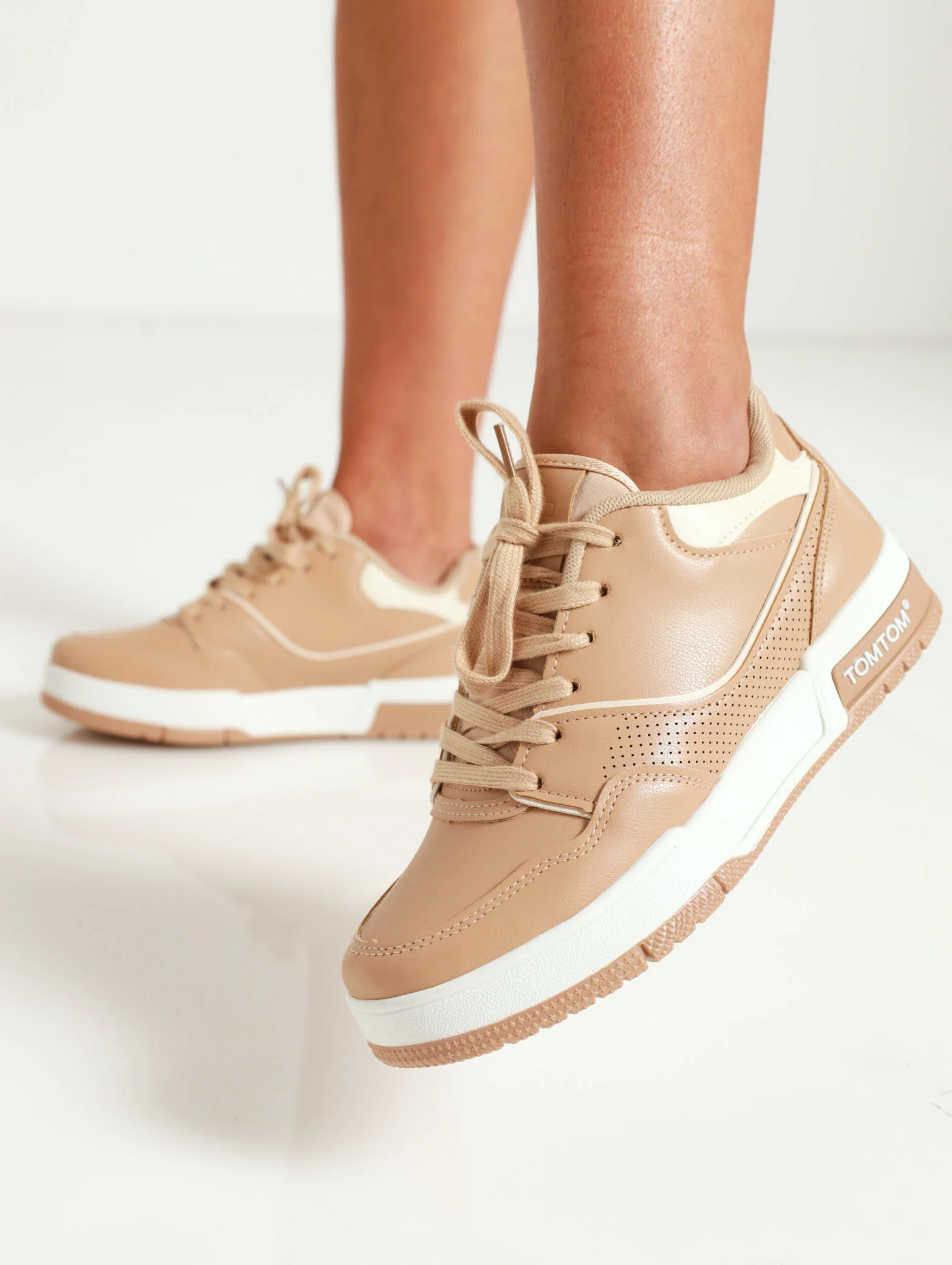 Skater With Pin Punch Detail Sneaker