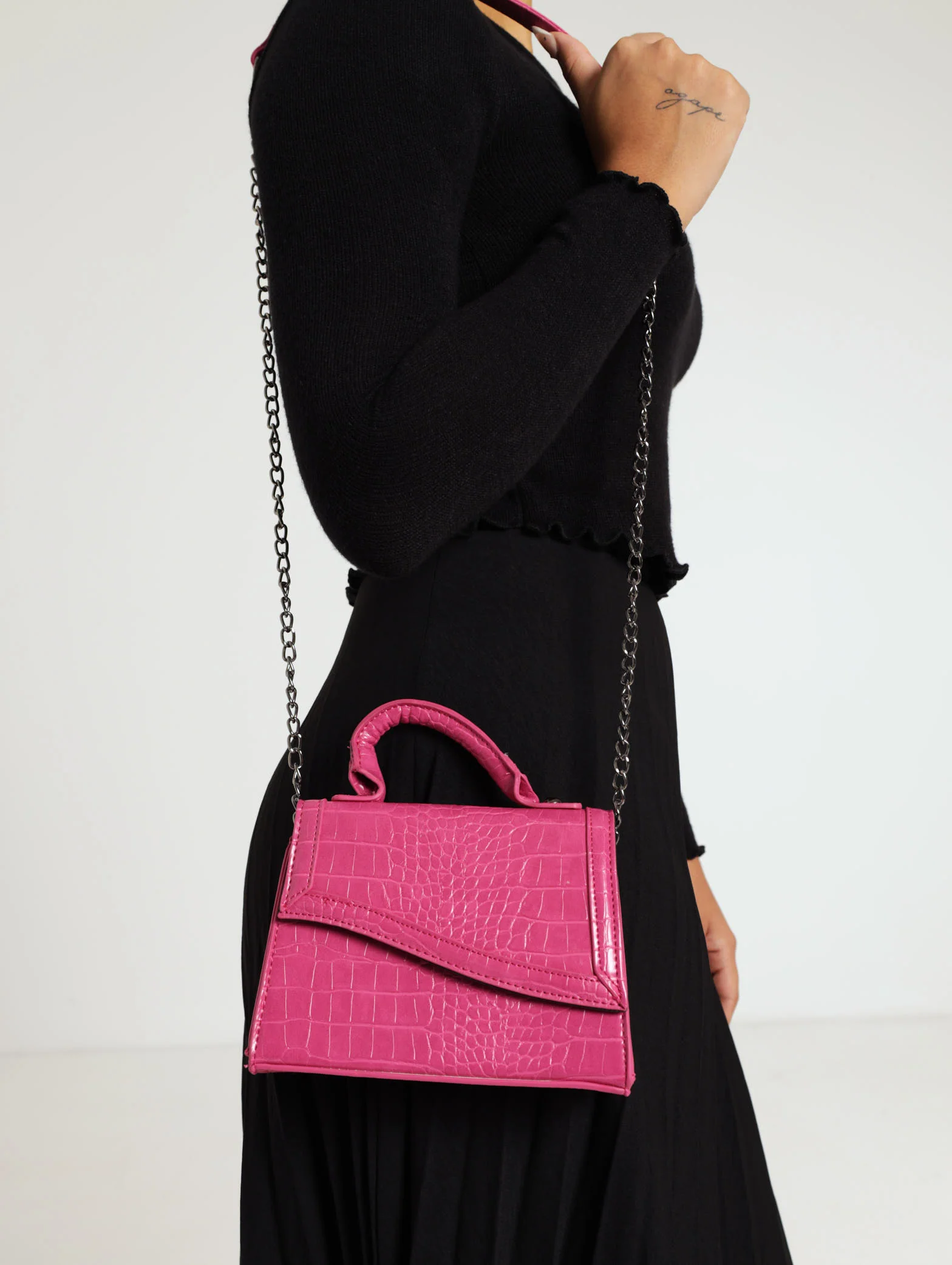 Slant Flap Satchel
