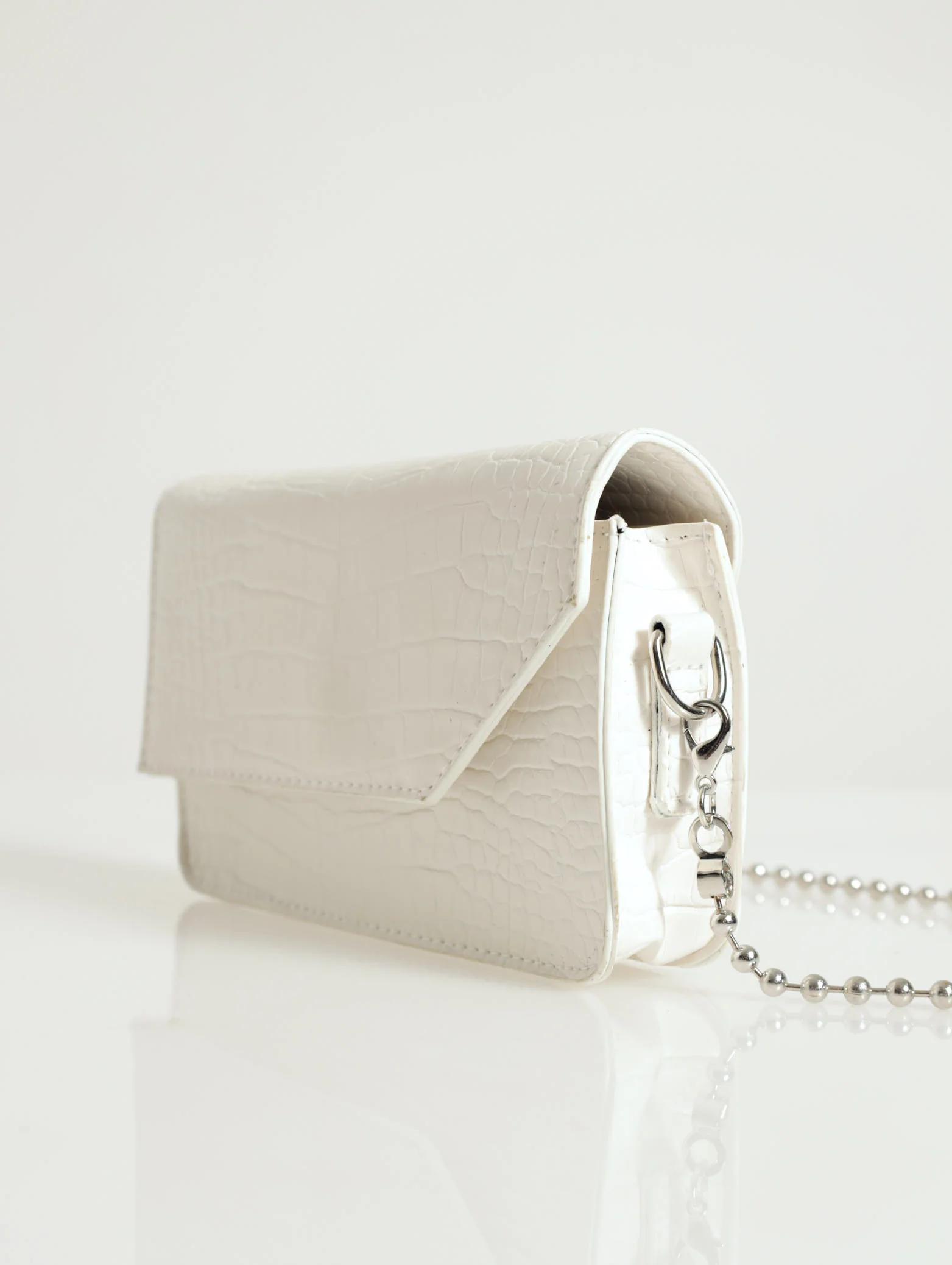 Slanted Flapover Satchel - Image 2