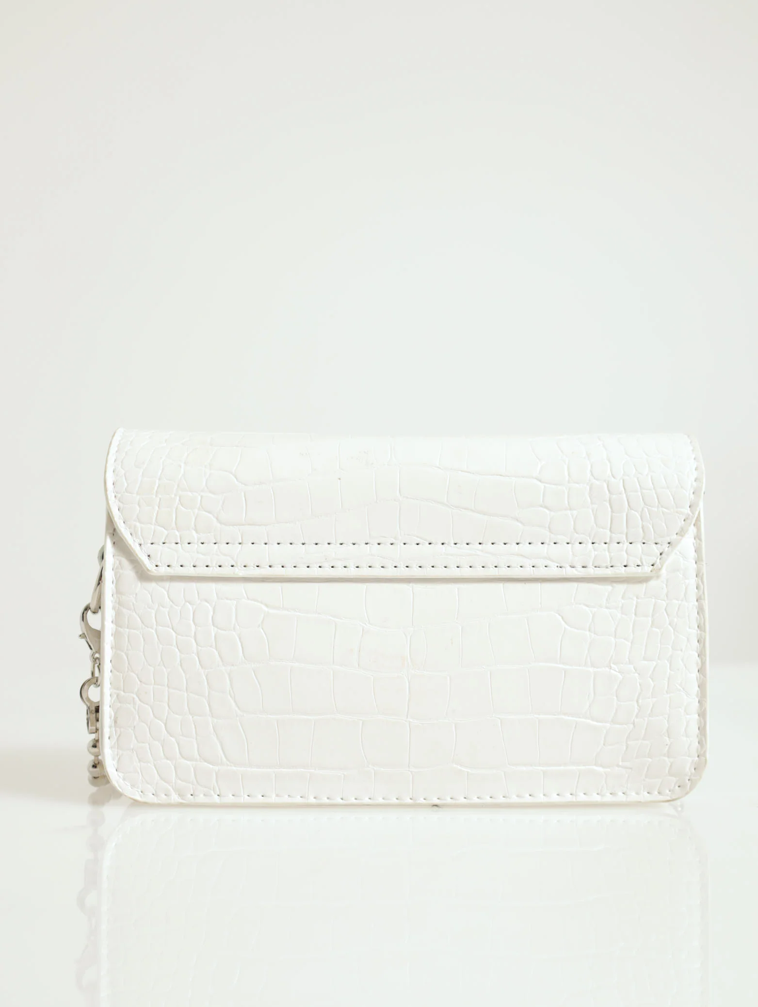 Slanted Flapover Satchel - Image 4