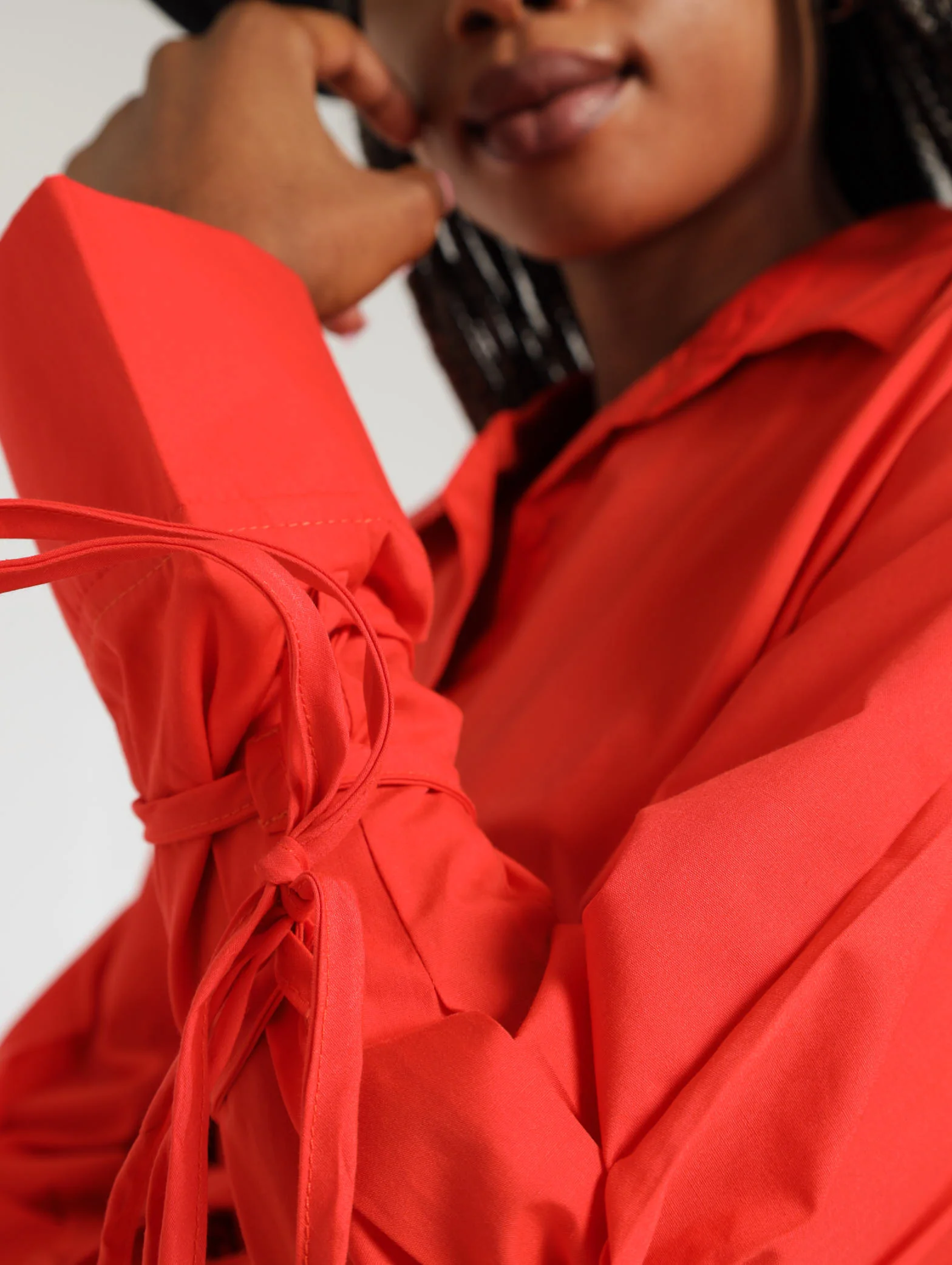Sleeve Tie Detail Shirt - Image 4